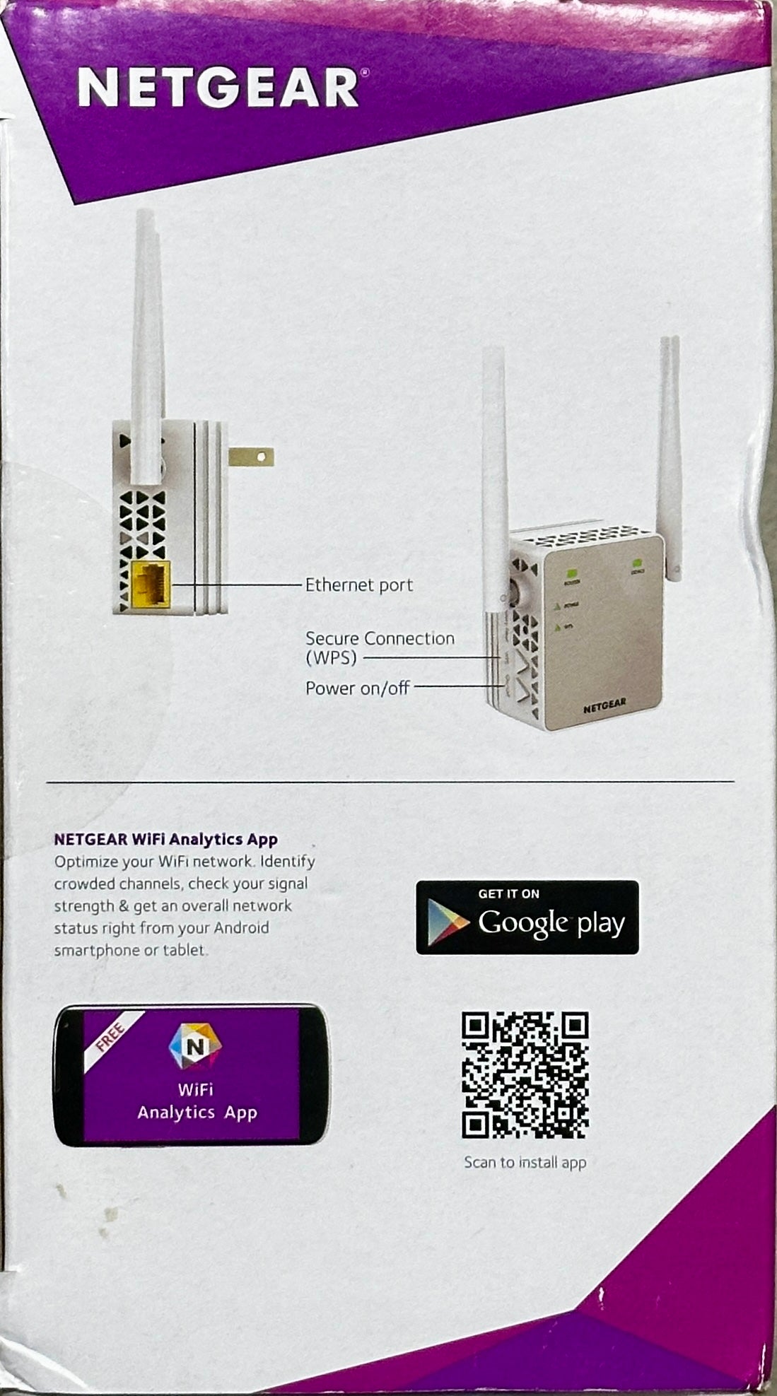 NETGEAR EX6120-100NAS AC1200 Dual Band WiFi Range Extender