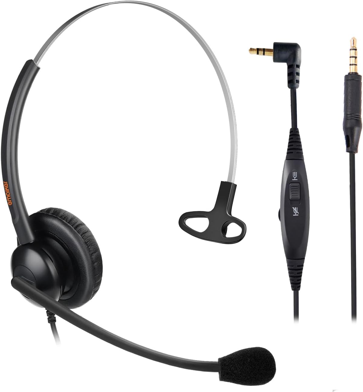 EMAIKER Telephone Headset Call Center Headset