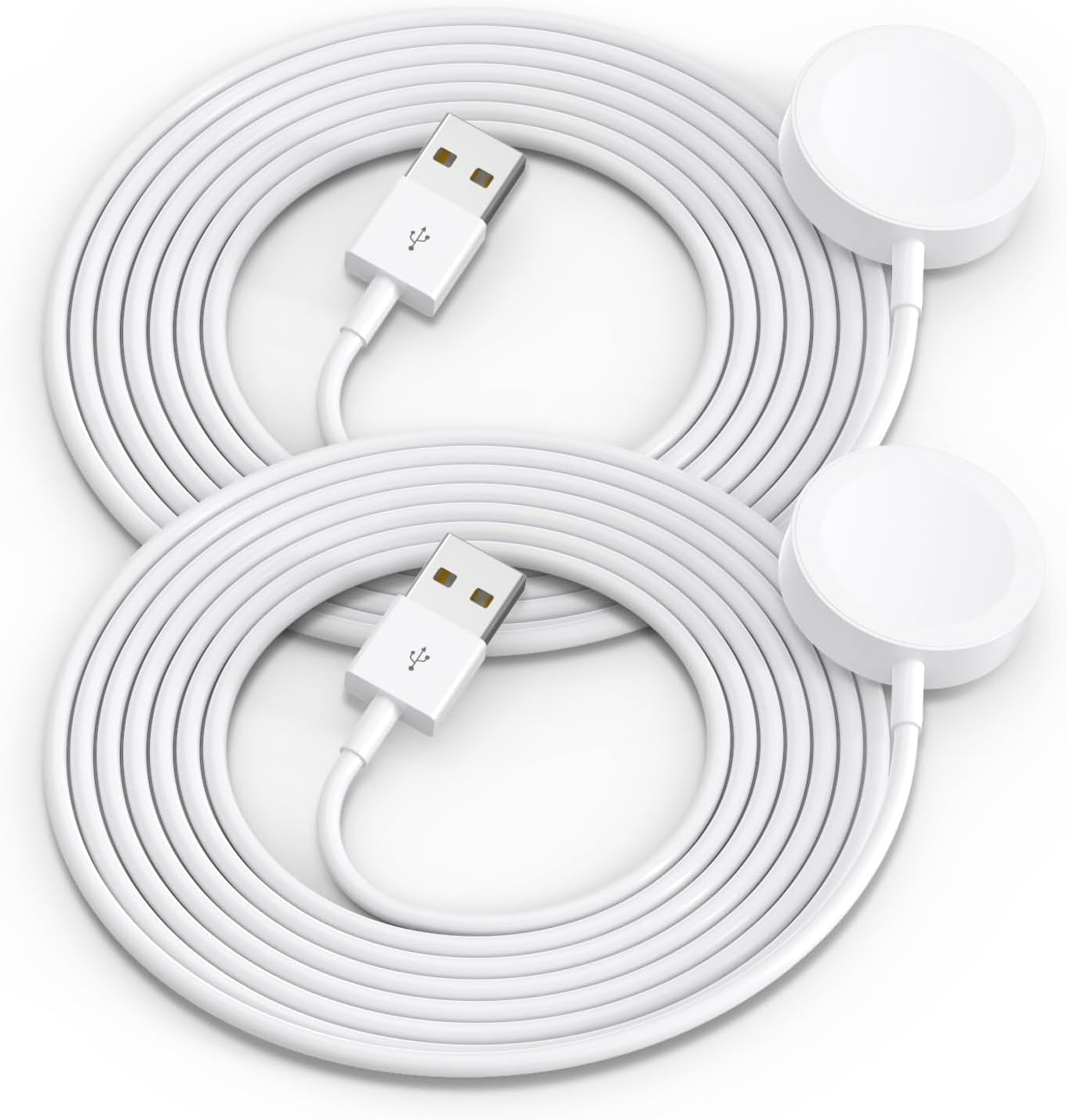 2Pack Magnetic Wireless Charger – Fast USB Charging Cable for Smart Watch