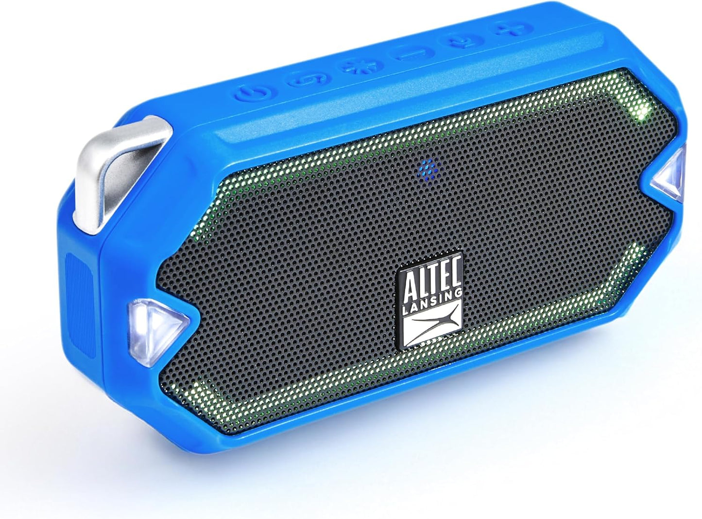 Altec Lansing HydraMini Bluetooth Speaker – Waterproof LED – Royal Blue – OPEN BOX