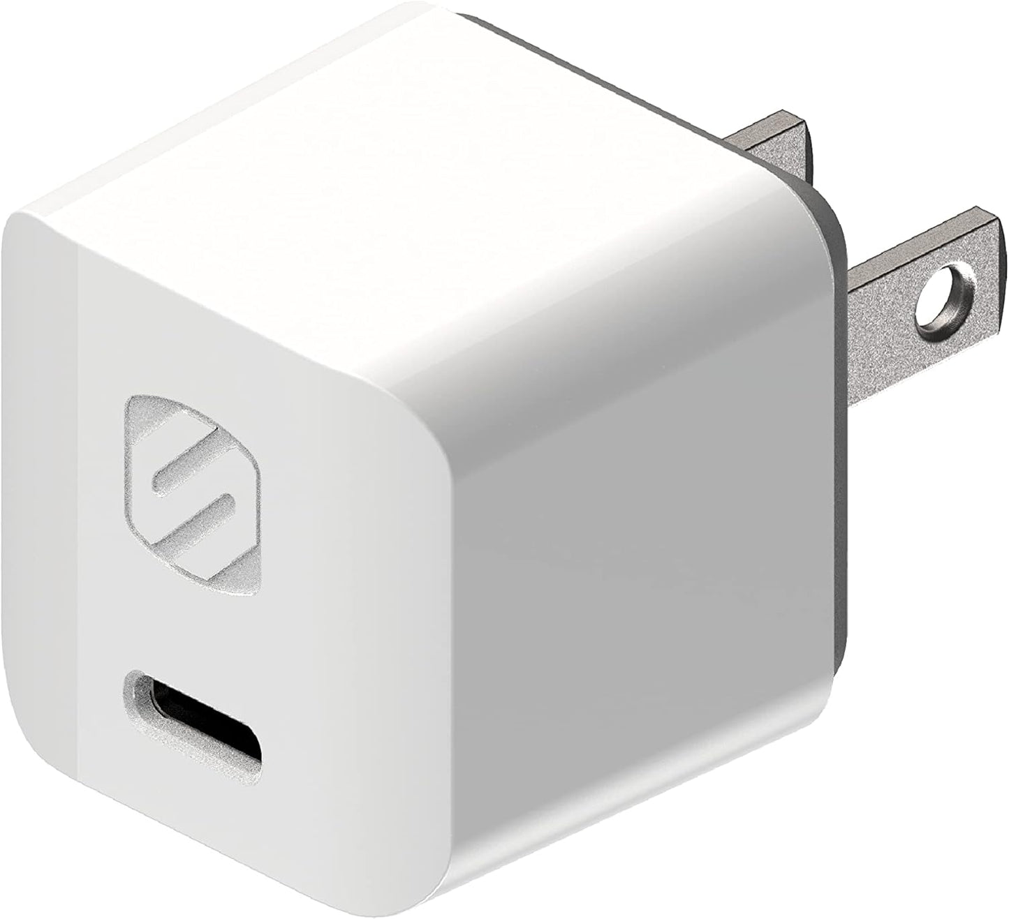 Scosche HPDC20WT-SP Fast Charger PowerVolt 20W Mini Cube USB-C (OPEN BOX)