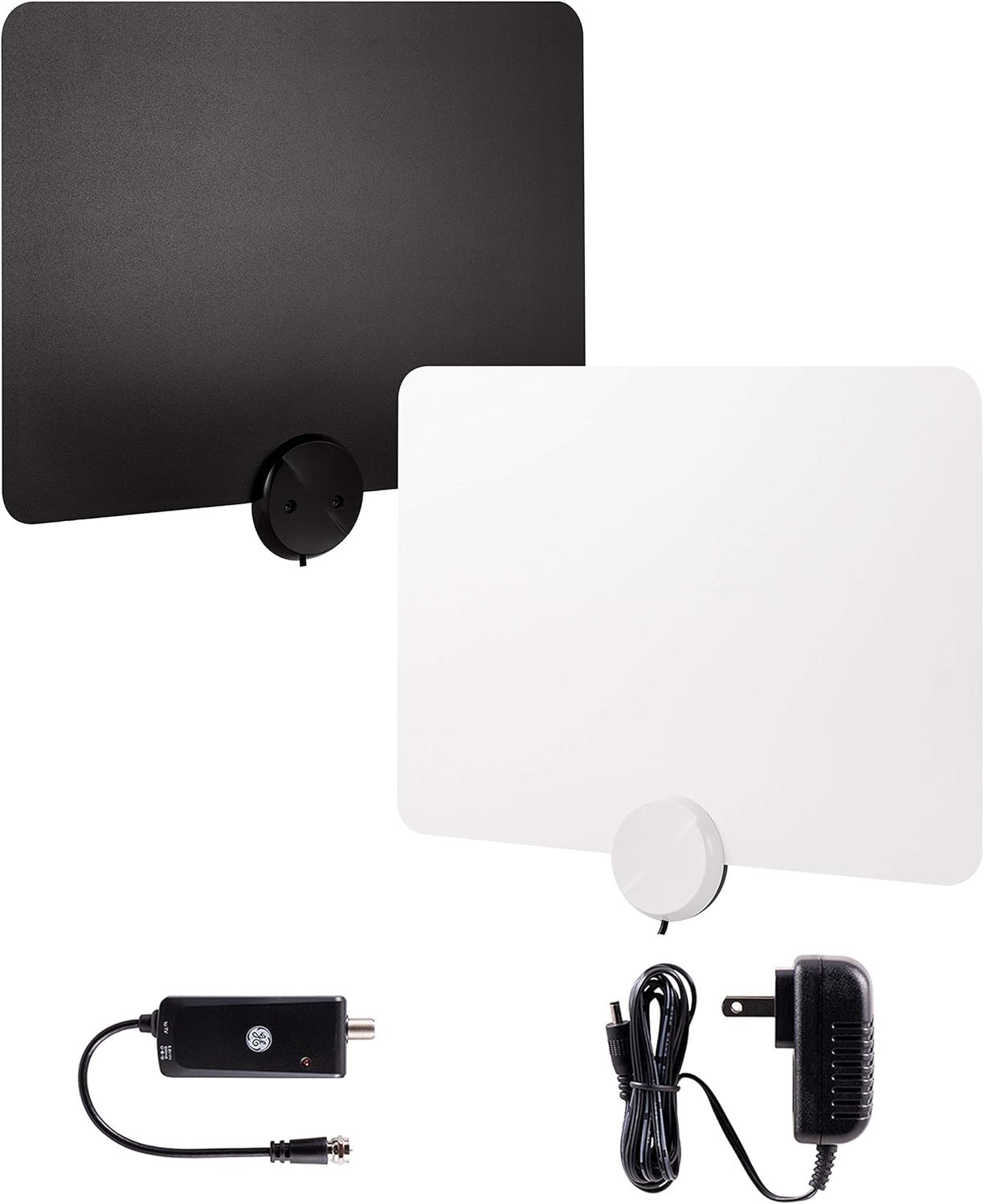 GE UltraPro-Thin Amplified Indoor TV Antenna – 55 Mile Range