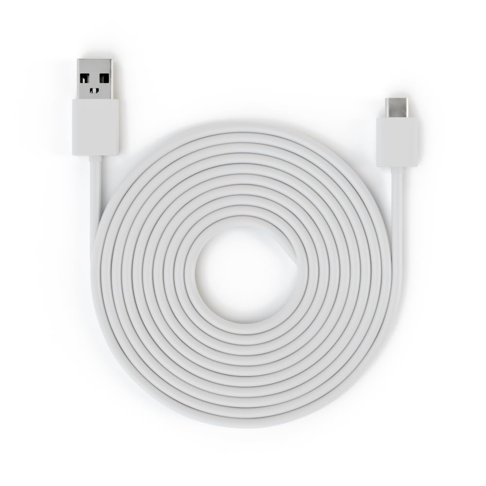 Blink Mini 2 Indoor 3-Meter USB-C Power Cable – White (9.8ft)