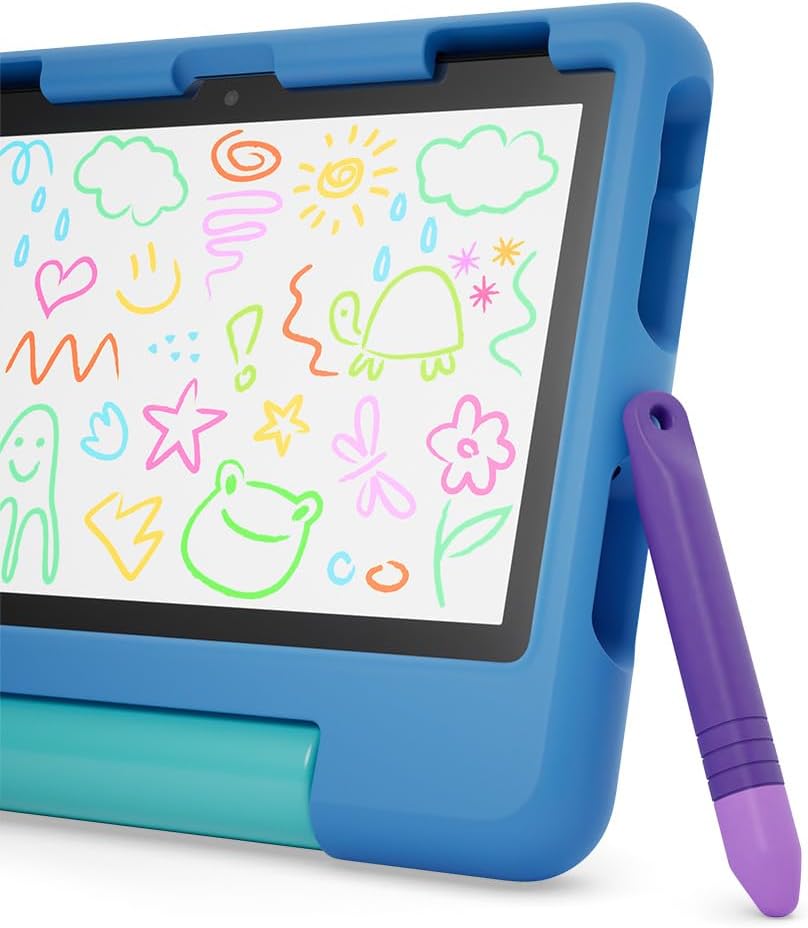 Amazon Toddler Friendly Tablet Stylus Pen with Strap (2 Pack), Purple
