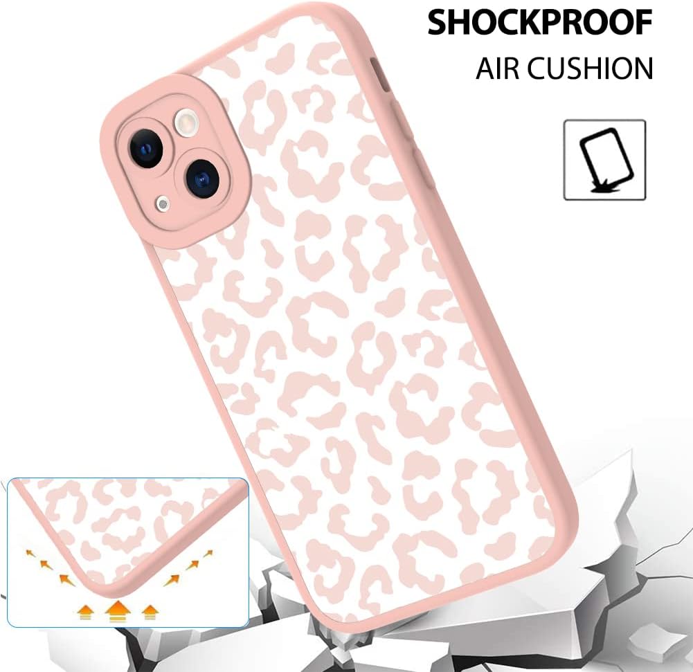 for Case Pink Leopard iPhone 13 Case with Camera Protection (OPEN BOX)