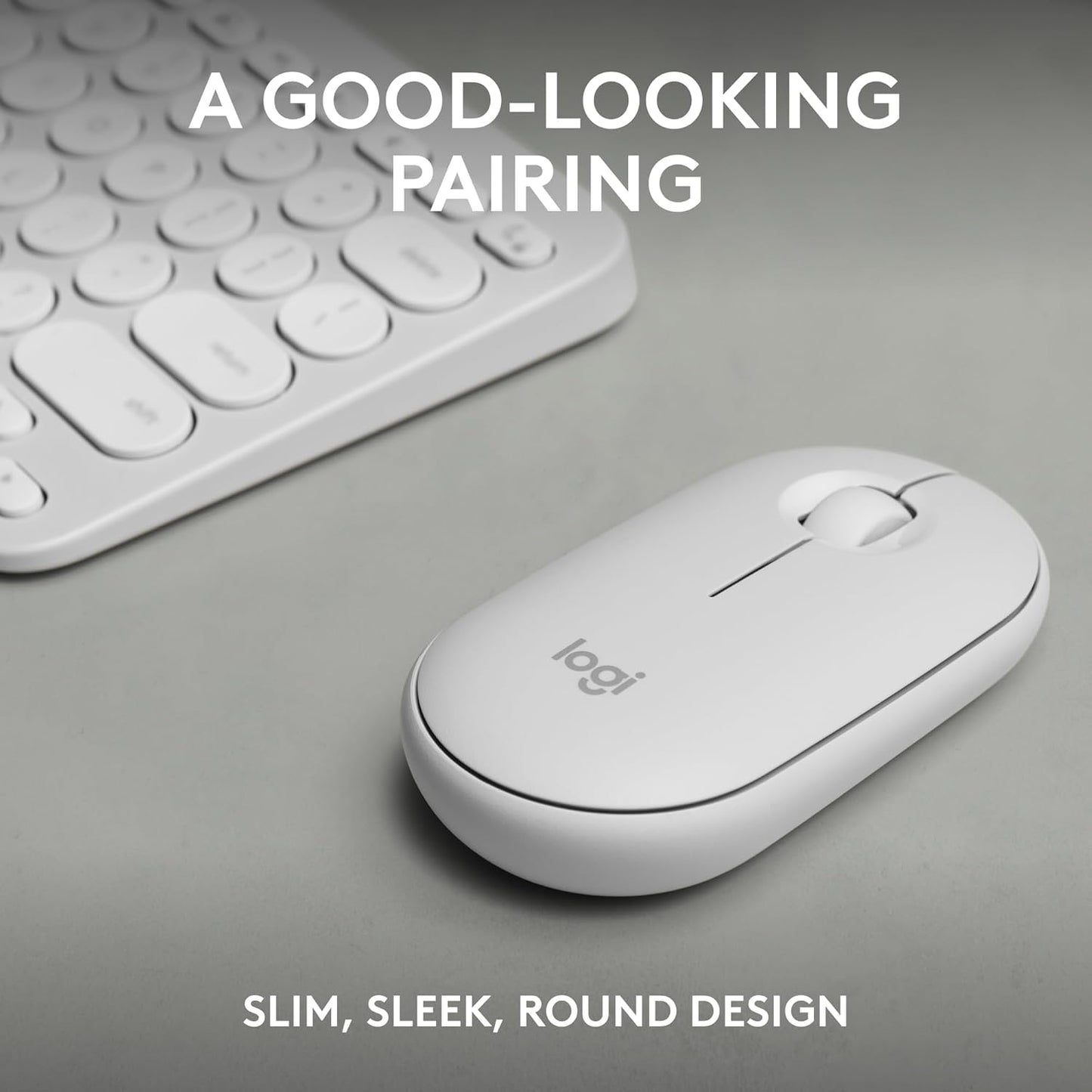 Logitech Pebble 2 Combo Wireless Keyboard Mouse White