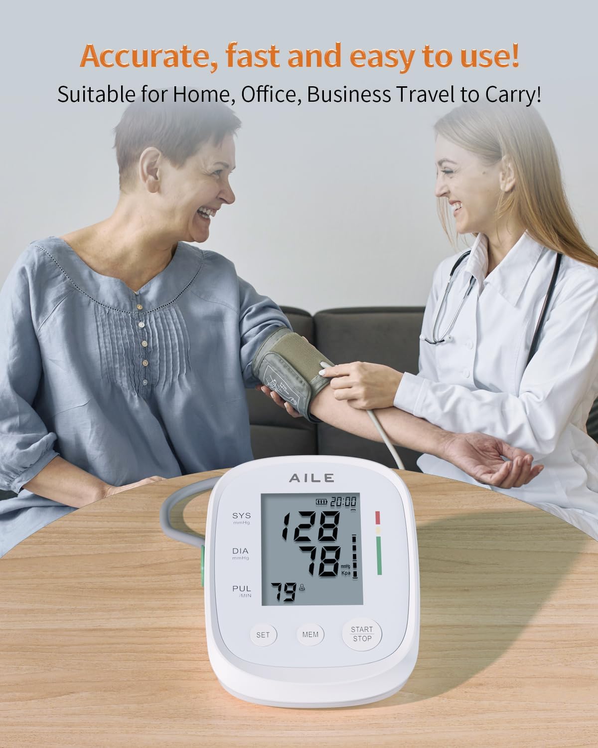 Blood Pressure Monitor AILE X5 Blood Pressure Machine Upper Arm Large (OPEN BOX)
