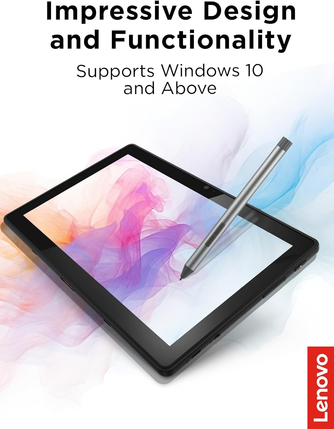 Lenovo Digital Pen 2 ā 4,096 Pressure Levels, Ultra-Tactile ā Compatible with Yoga & IdeaPad Flex Series
