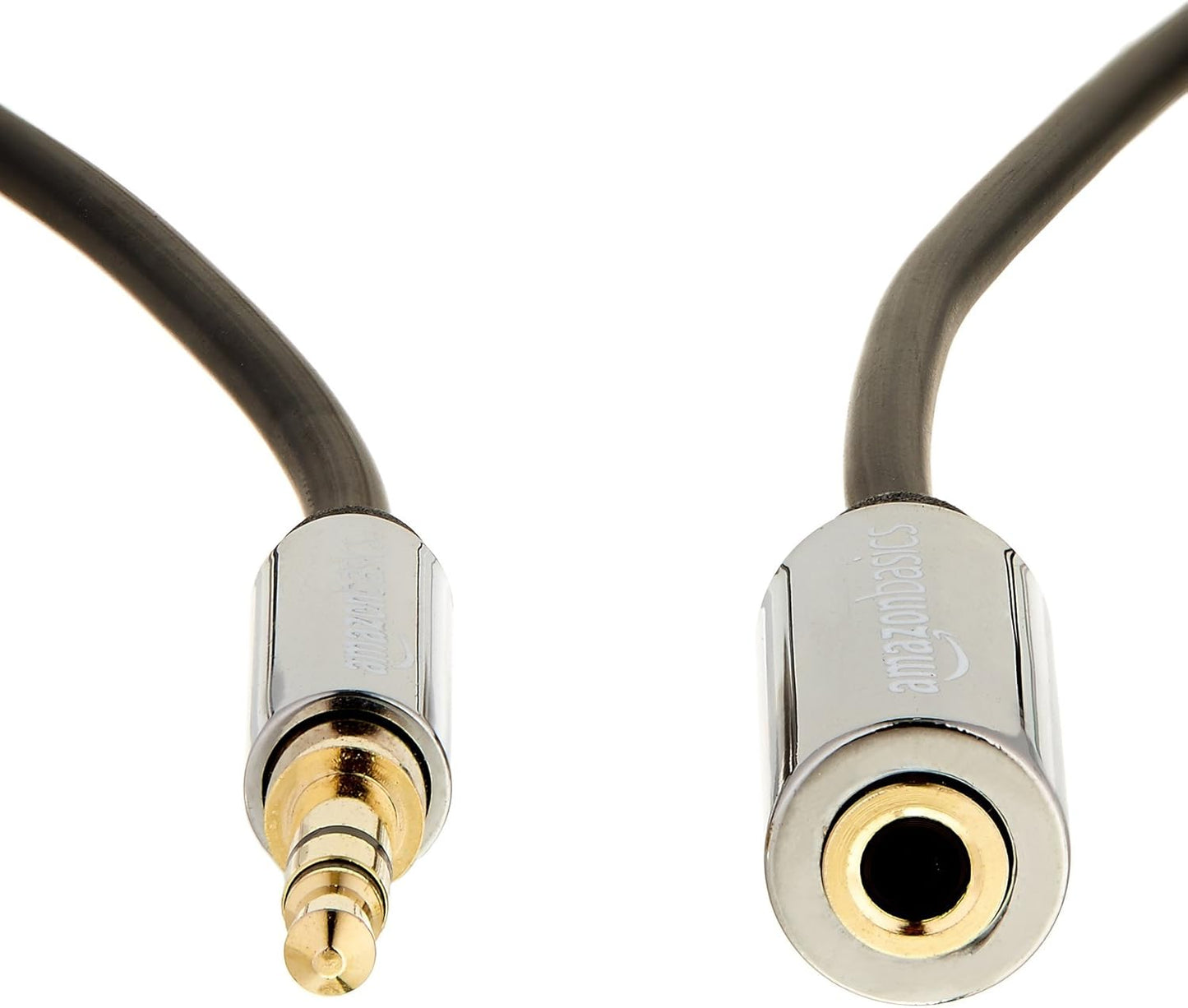 Amazon Basics 3.5Mm Male to Female Stereo Audio Extension Adapter cord,Cable 6ft