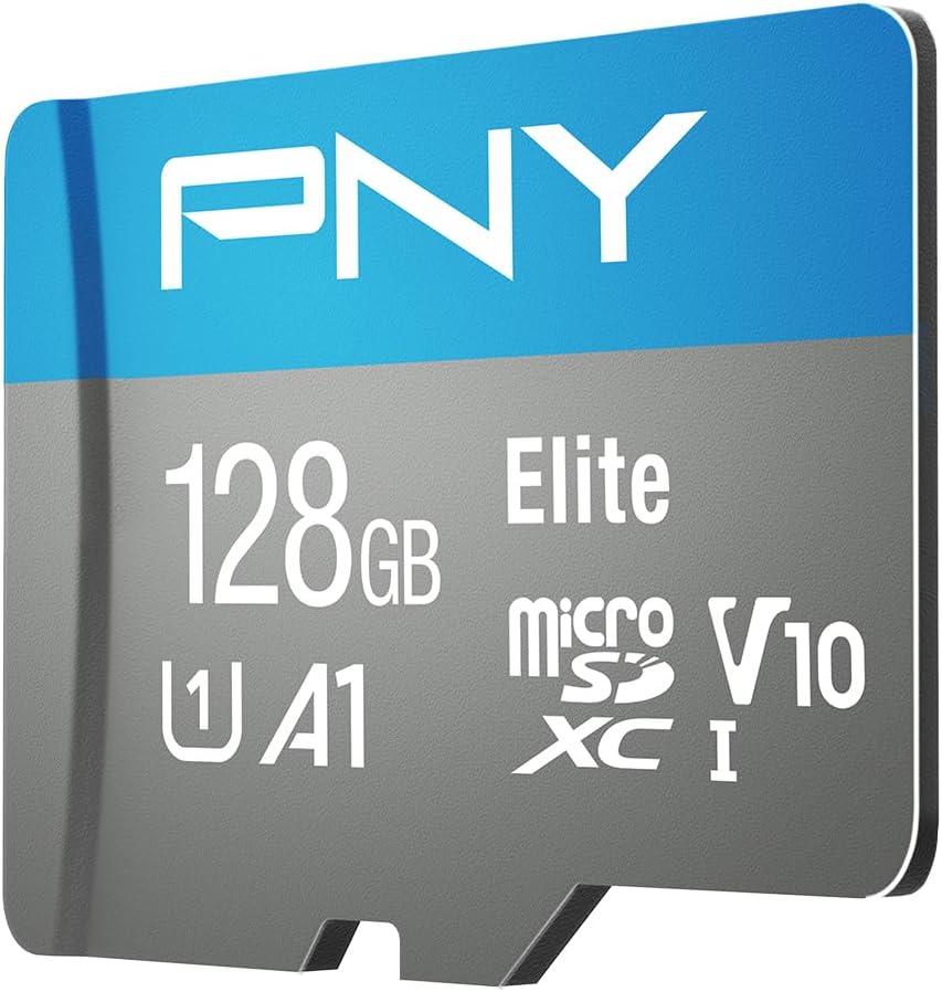 PNY 128GB Elite Mobile Accessories Class 10 U1 V10 A1 microSDXC Flash (OPEN BOX)