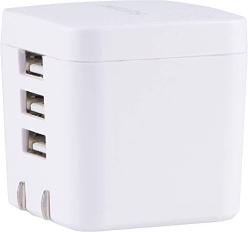 Philips 17W 3-Port USB-A Wall Charger Block