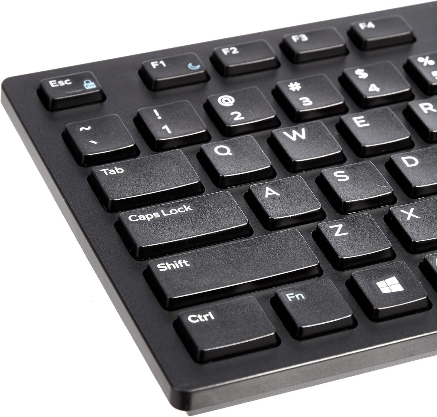 Amazon Basics Wired Keyboard Full-Sized QWERTY Layout Black