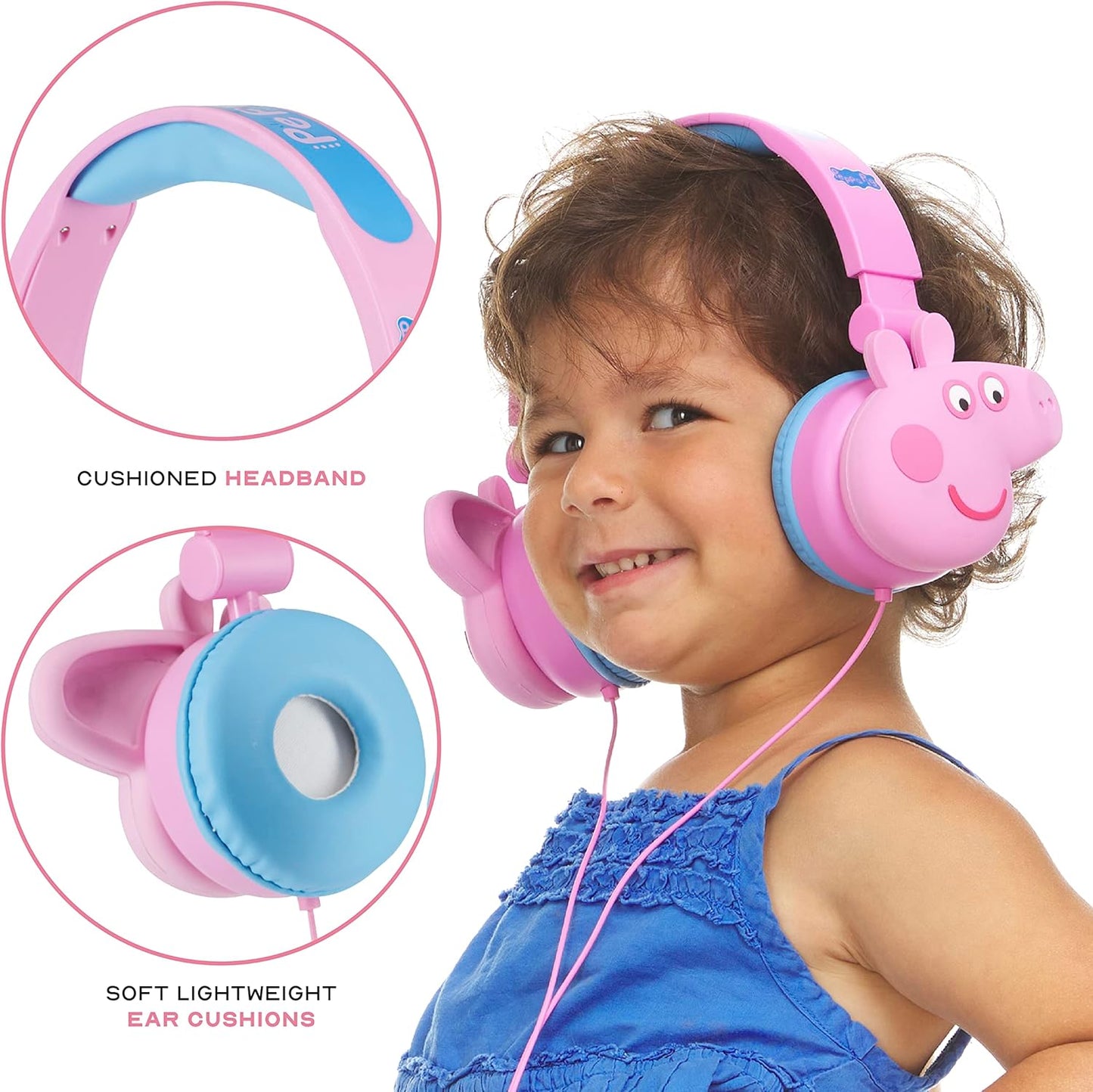 Peppa Pig - Over-Ear Headphones for Kids (NO BOX)