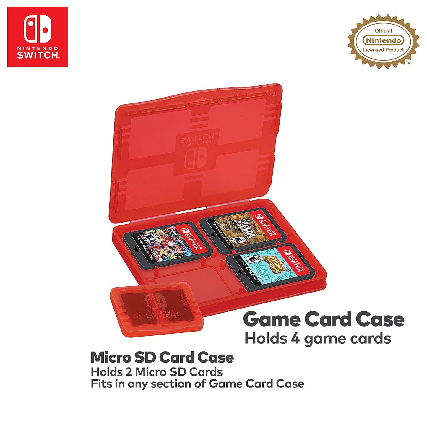 RDS Game Traveler Deluxe Case for Nintendo Switch OLED/Slim โ Licensed โ Black