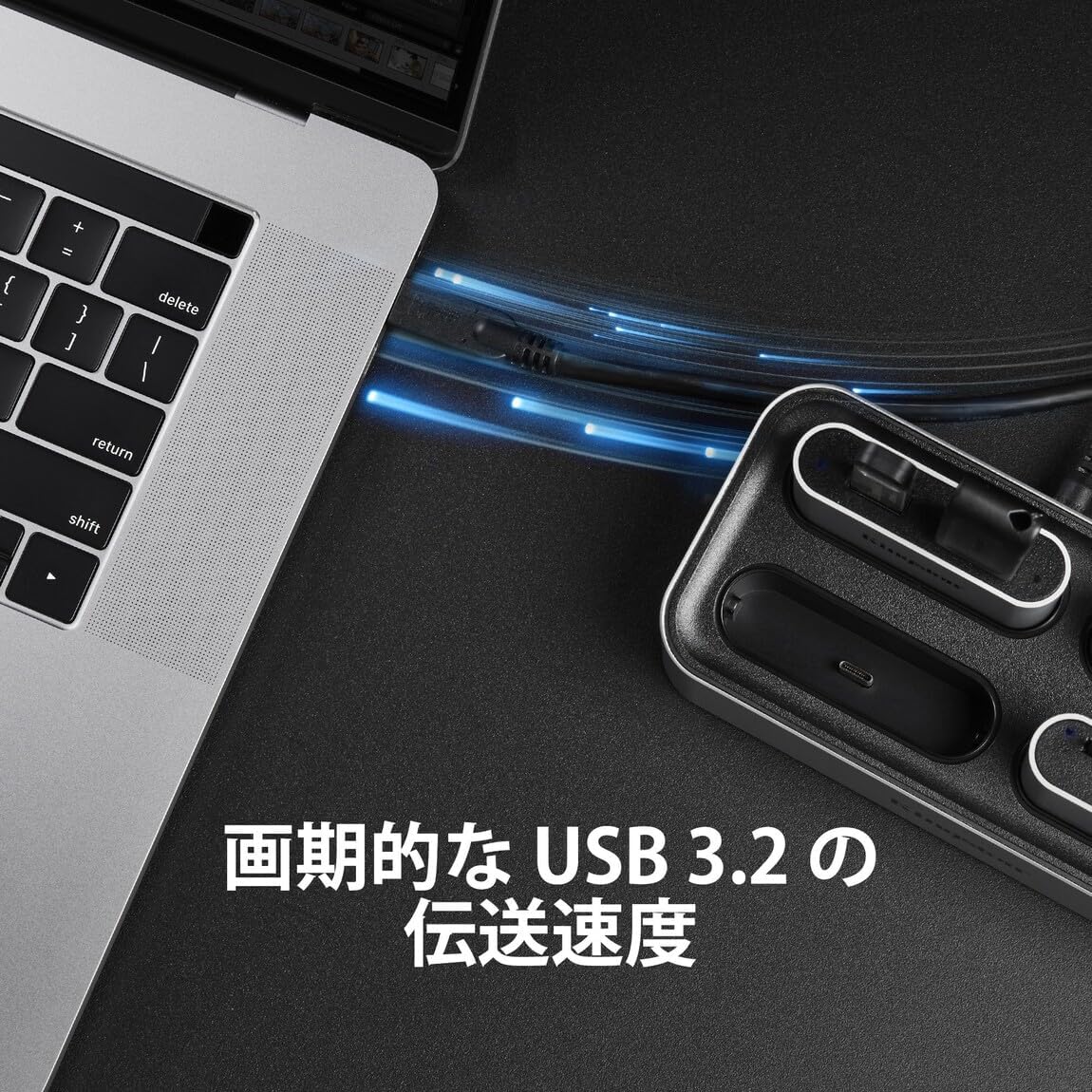 Kingston Workflow miniHub USB-C & USB-A USB 3.2 Gen 1 WFS-USB Dock/Cable