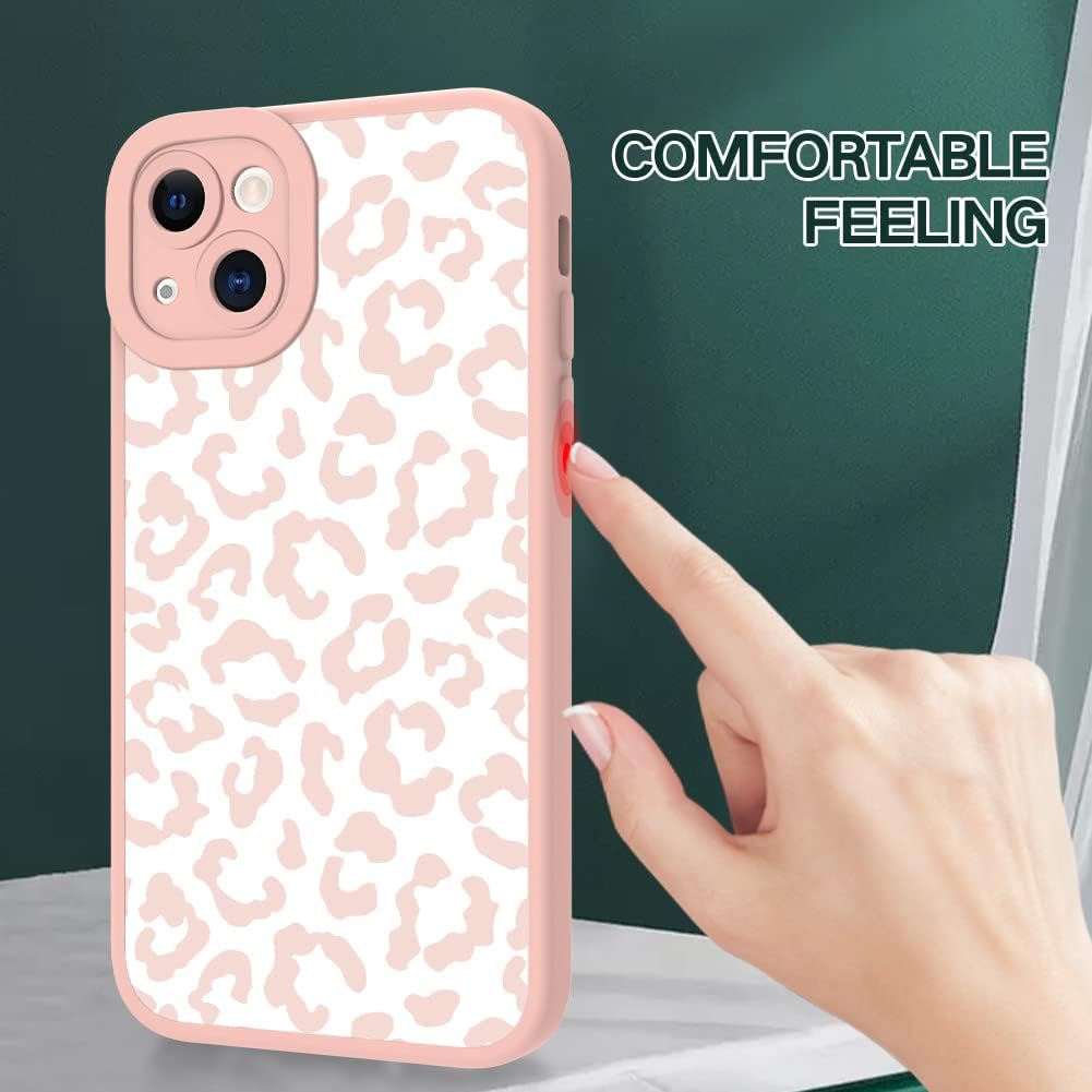 for Case Pink Leopard iPhone 13 Case with Camera Protection (OPEN BOX)