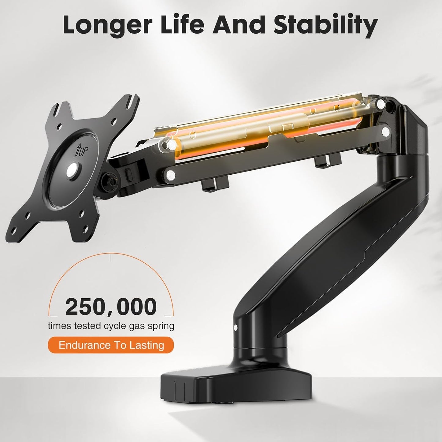 Single monitor mount for 15-27 inch ultra-wide screen (OPEN BOX)