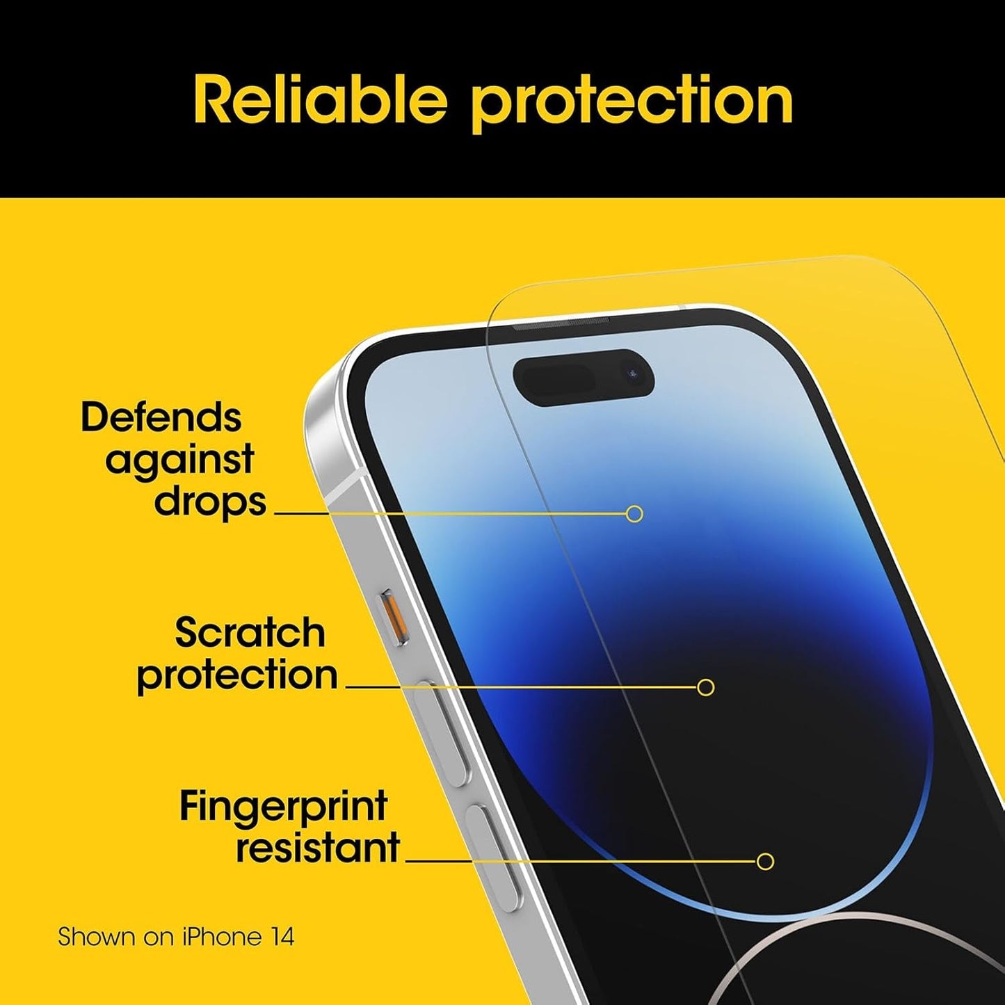 OtterBox Glass Screen Protector for iPhone 15 Plus (OPEN BOX)