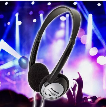 Panasonic RP-HT21 3.5 mm Jack Lightweight Wired On-Ear Headphones Black (NO BOX)