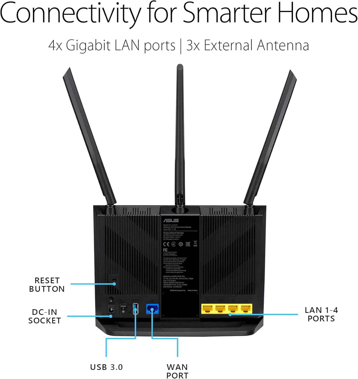 ASUS AC1750 WiFi Router RT-ACRH18