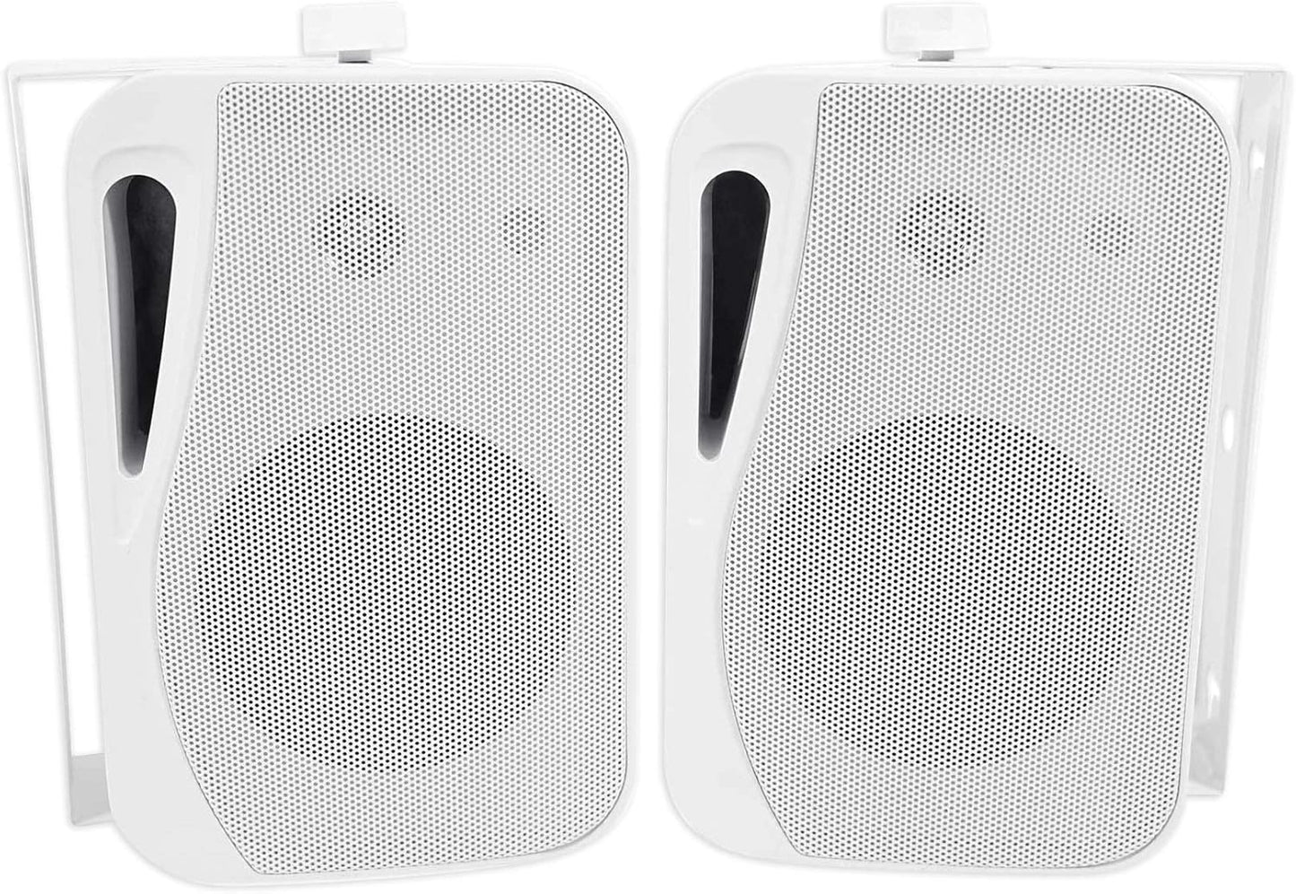 Pair Rockville HP4S-8 4" Outdoor/Indoor Home Theater Speakers w/ Swivel Bracket