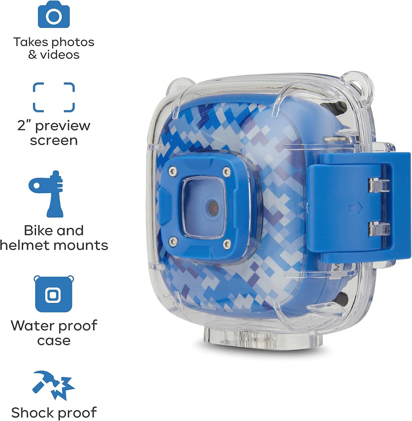 Vivitar Kids Tech Ultimate Kids Action Camera Blue (OPEN BOX)