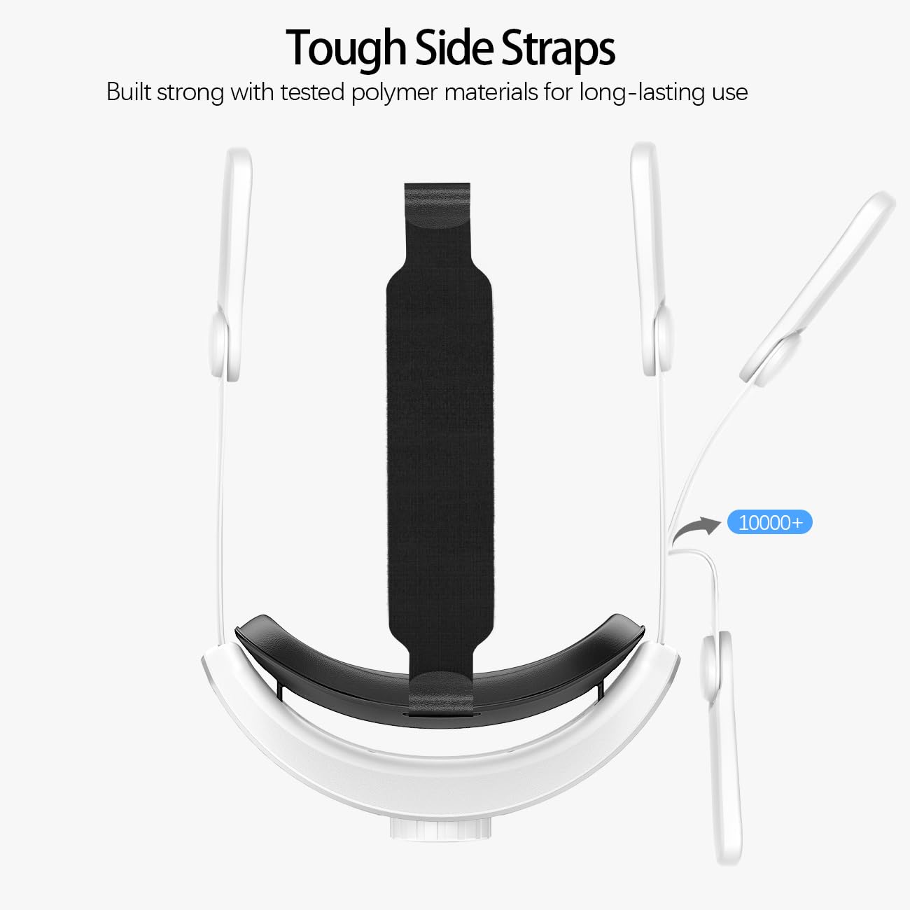 Head Strap for Meta Quest 2 VR – Elite Adjustable Cushion Oculus Replacement