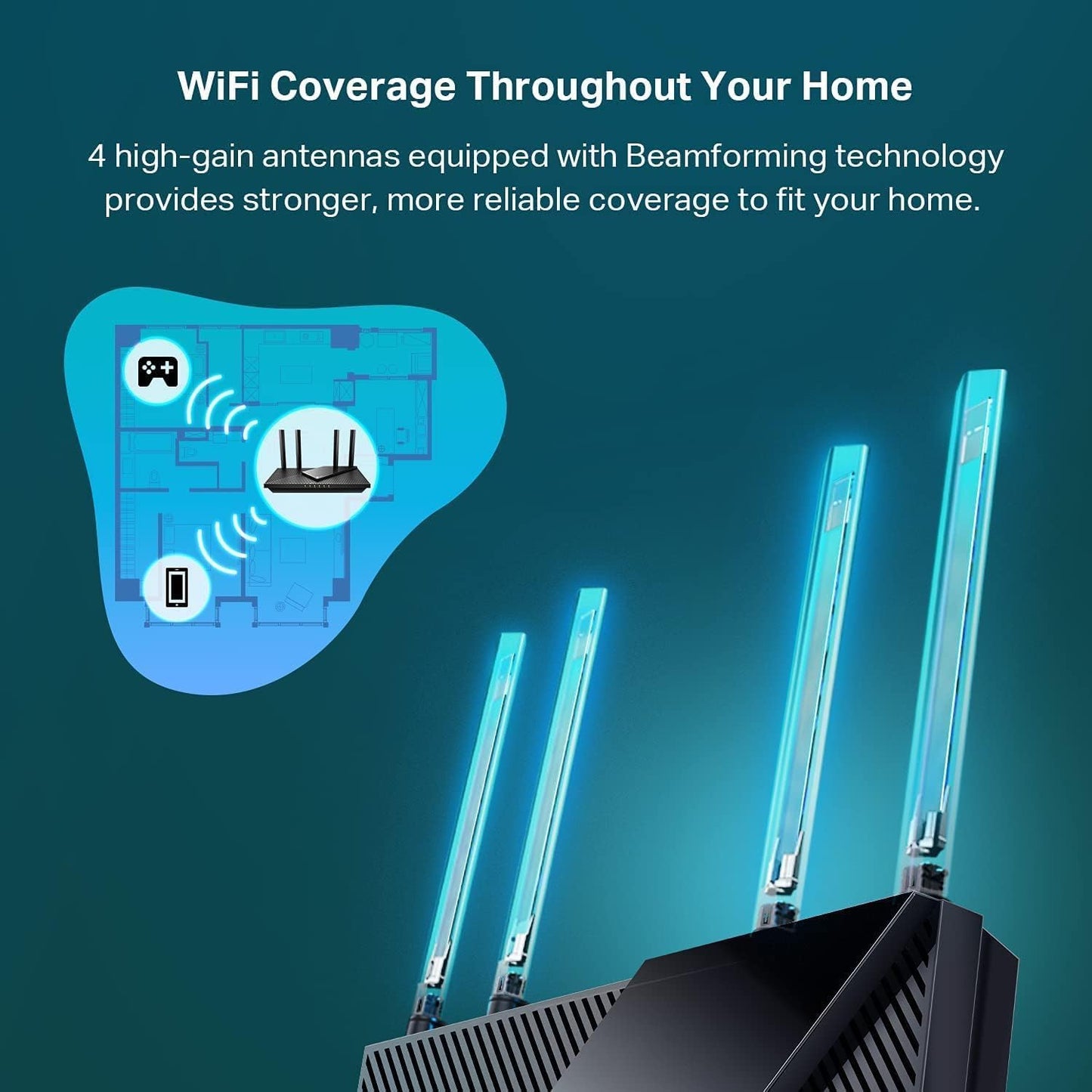 TP-Link AX3000 WiFi 6 Router (Archer AX55)