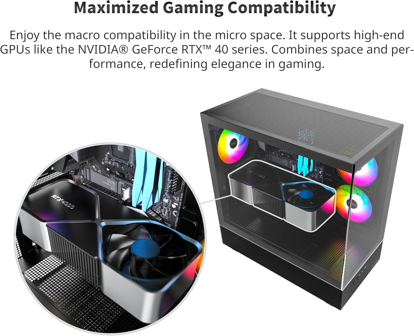 MONTECH XR (XR-B) ATX Mid-Tower PC Gaming Case Black