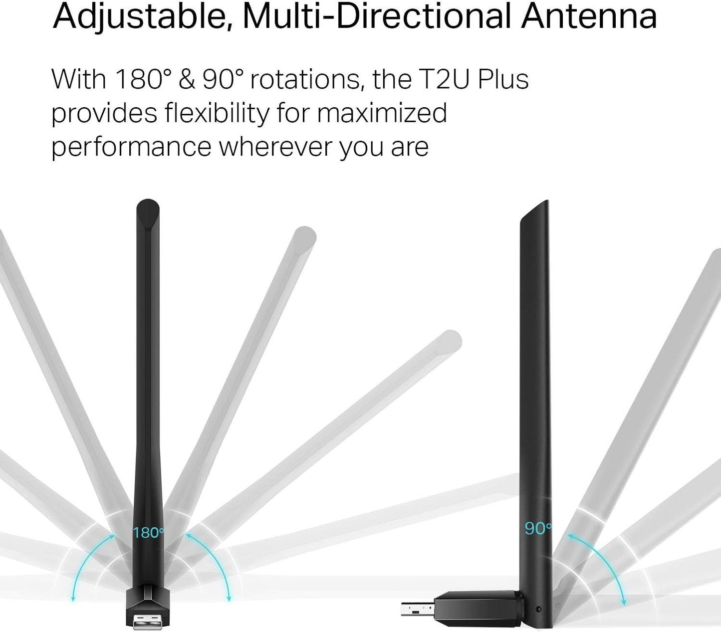 TP-Link USB Wifi Adapter for PC AC600Mbps (Archer T2U Plus)