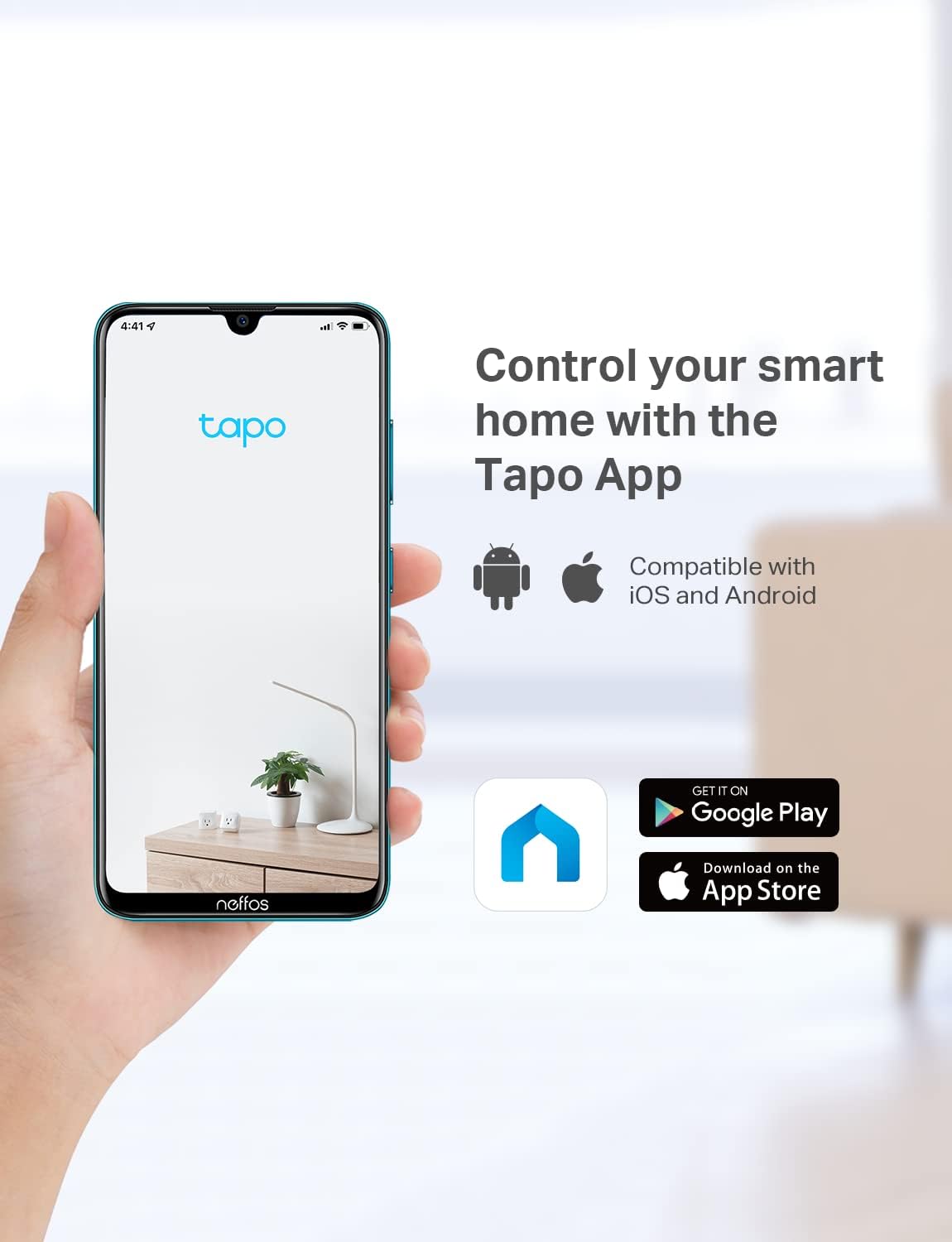 Tp-Link Tapo C100 Home Security Wi-Fi Camera, 1080P Full HD (OPEN BOX)