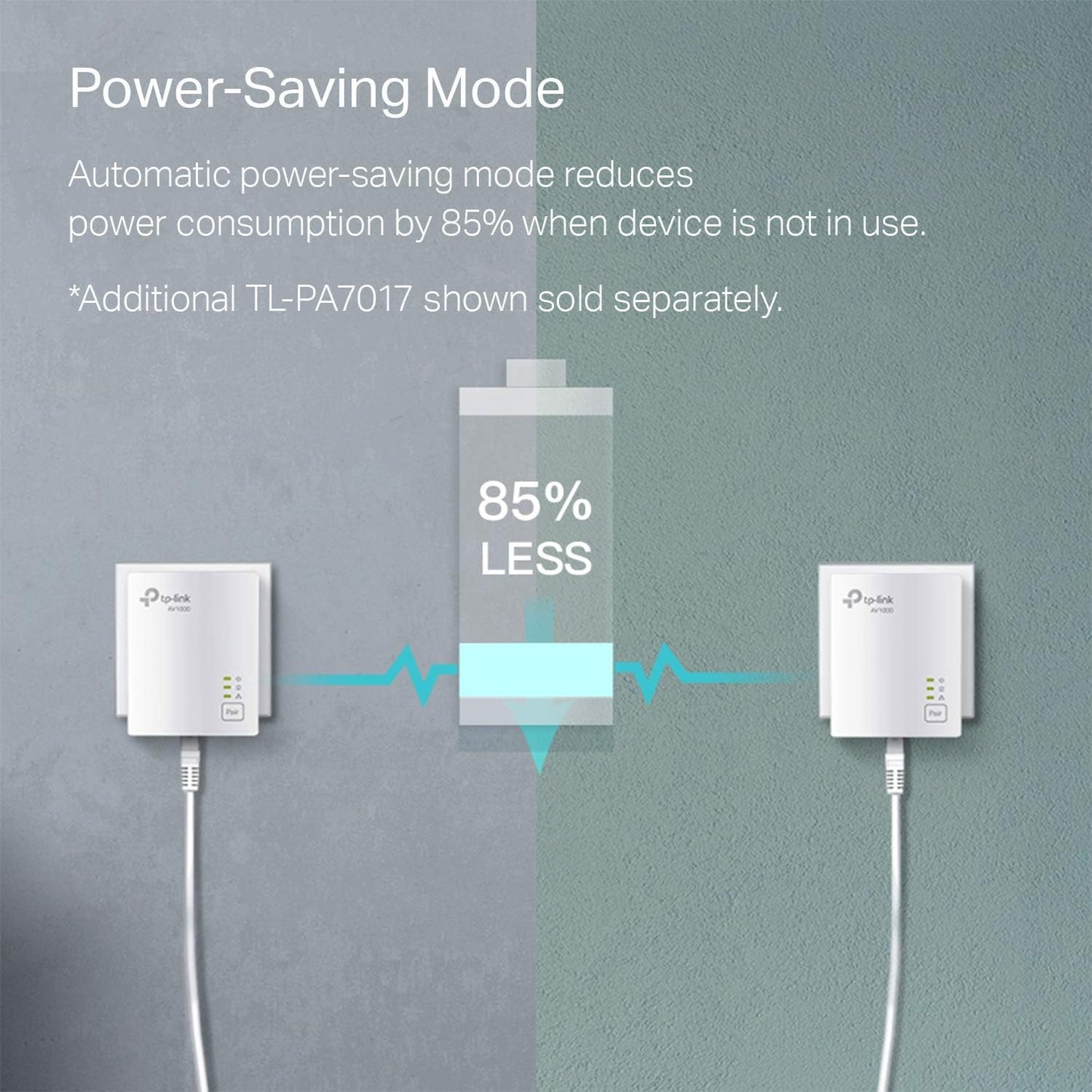 TP-Link AV1000 Powerline Ethernet Adapter(TL-PA7017) (OPEN BOX)