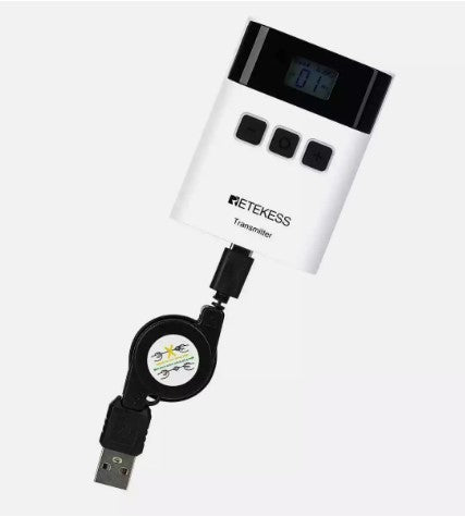 Retekess TT122 Wireless Tour Guide System Transmitter Lavalier Microphone Church