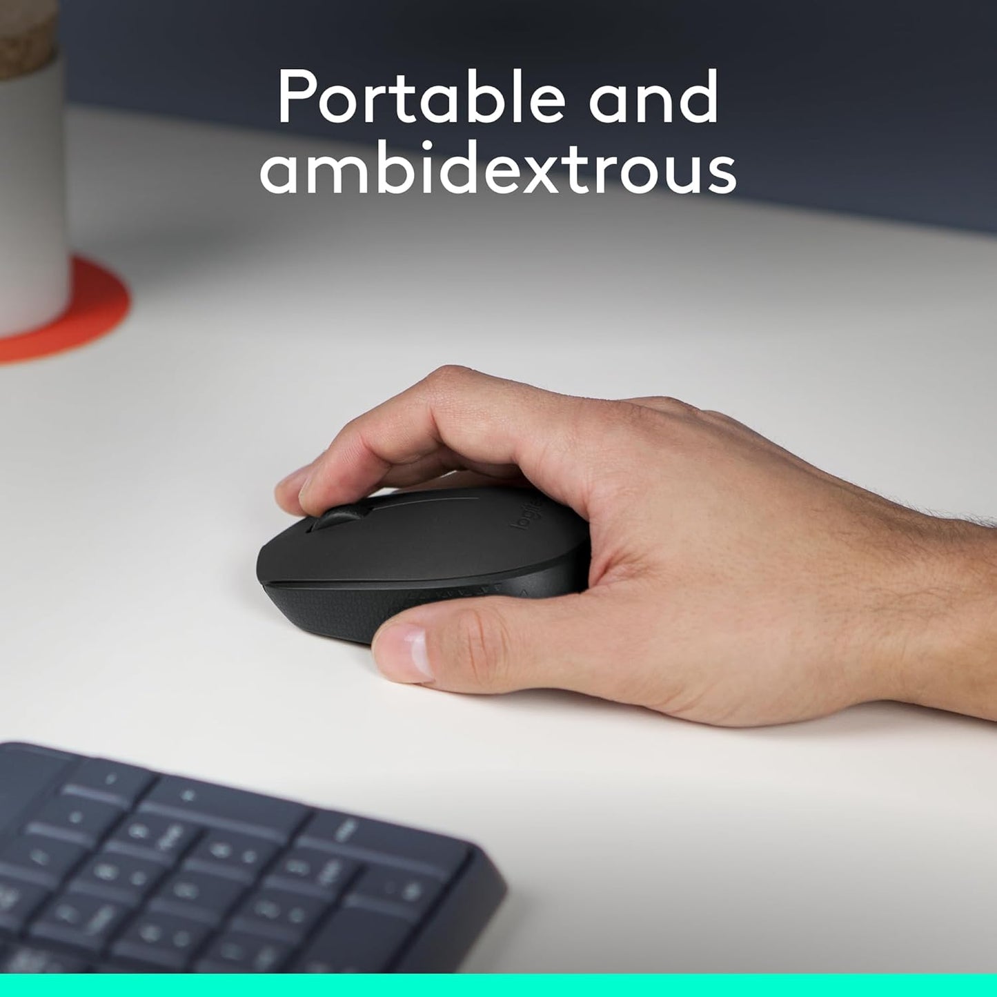 Logitech M170 Wireless Mouse for PC, Mac, Laptop, 2.4 GHz with USB Mini Receiver (OPEN BOX)