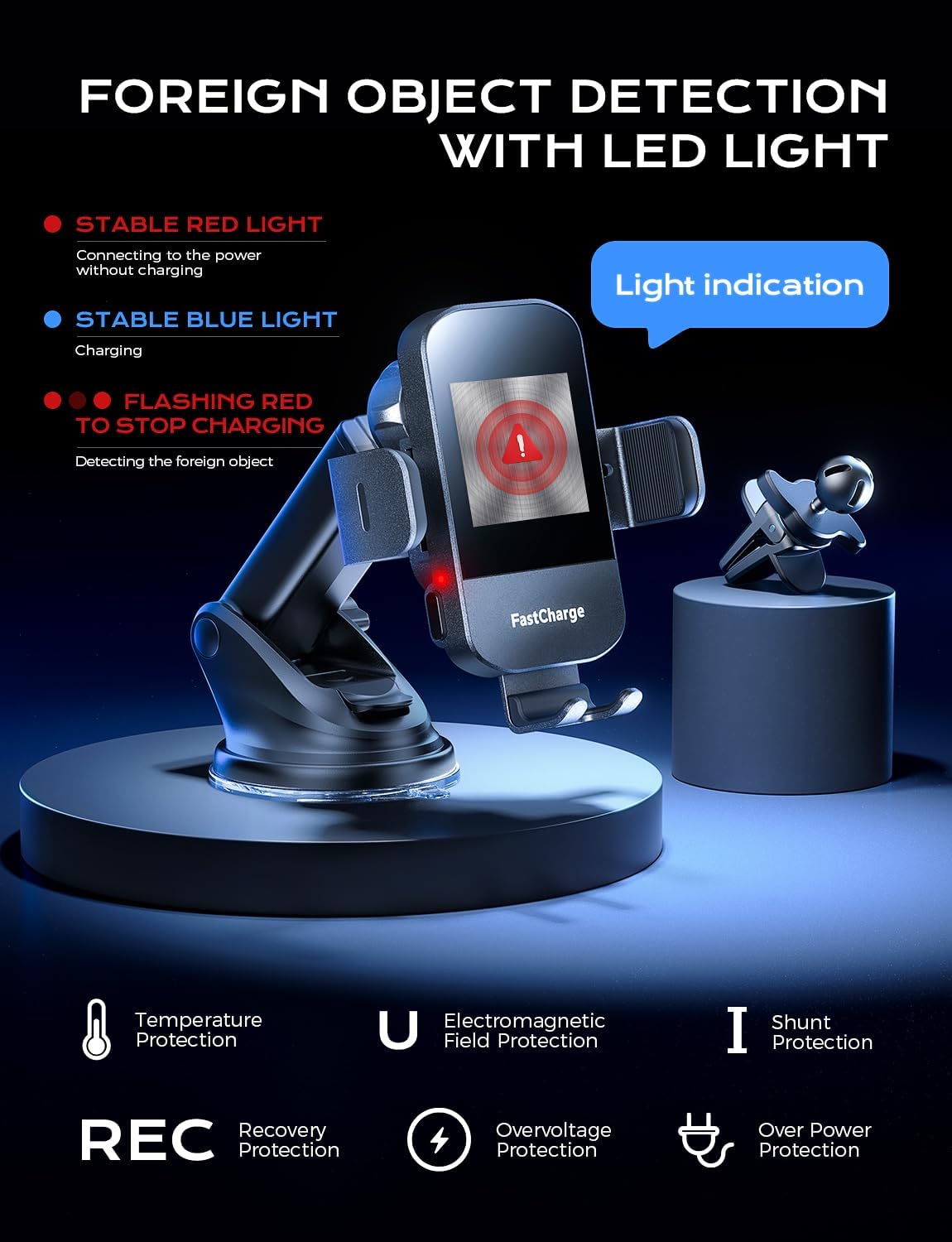 CHGeek Wireless Car Charger 15W Fast Charging CB-1005 (OPEN BOX)