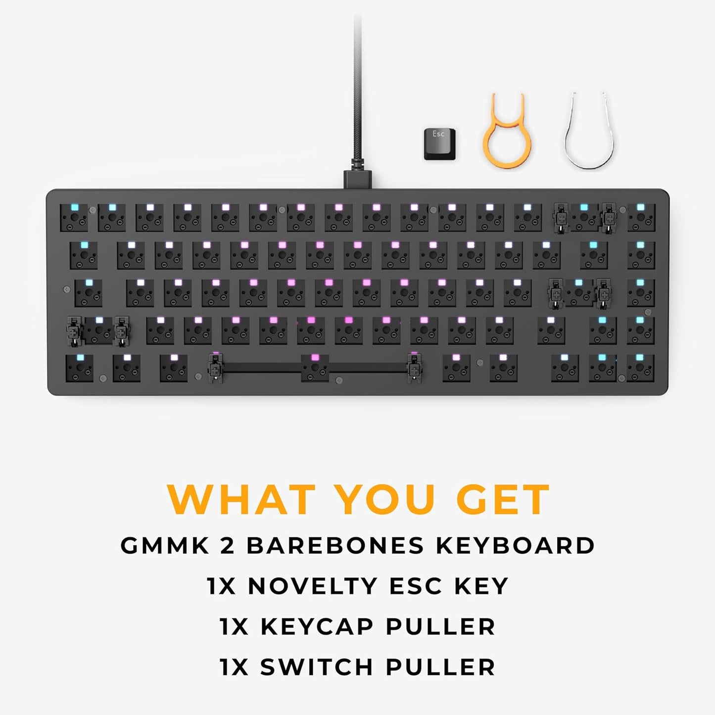 Glorious Gaming GMMK 2 Compact 65% Barebones Black (OPEN BOX)