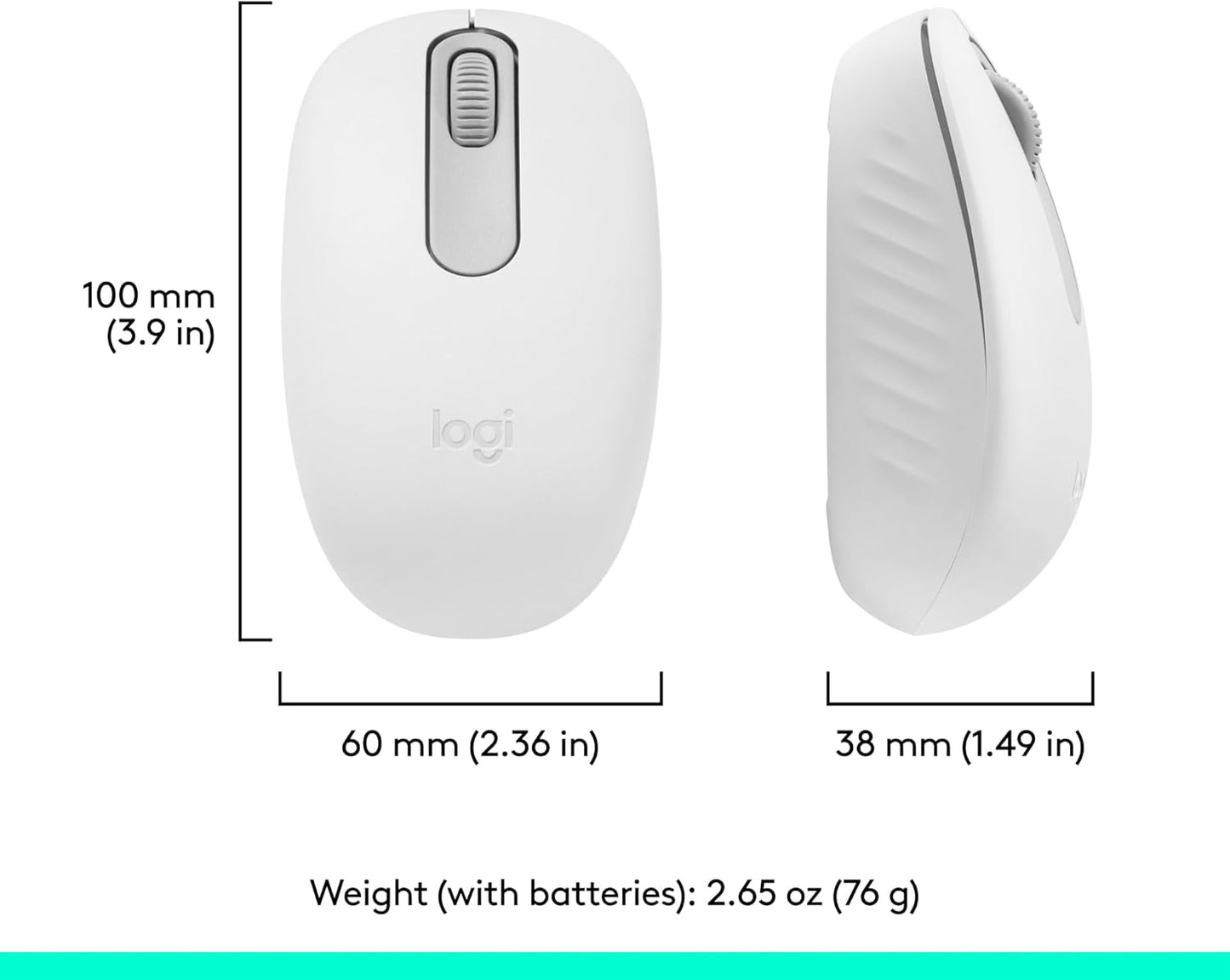 Logitech - M196 Lightweight Bluetooth Wireless Optical Mouse Compact (OPEN BOX)