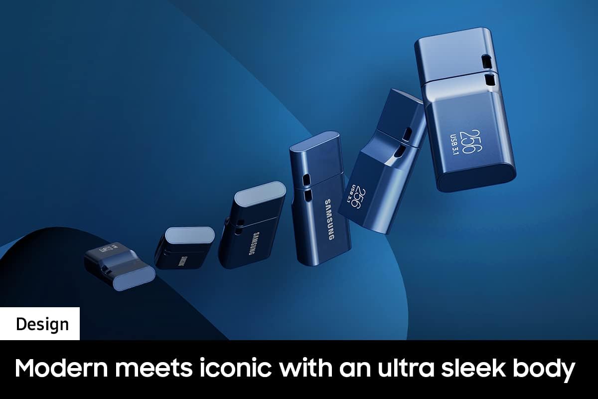 Samsung Type-C™ USB Flash Drive, 256GB, Transfers 4GB Files in 11 Secs (OPEN BOX)