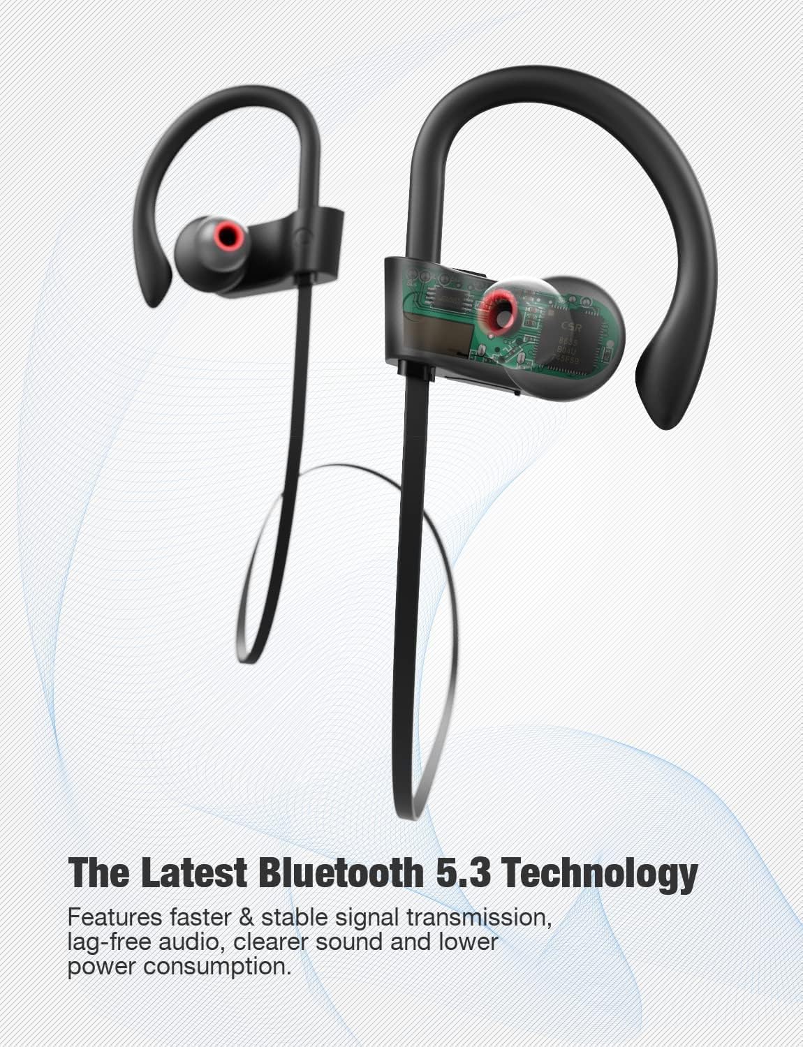 Otium U18 Bluetooth Earbuds Wireless Headphones