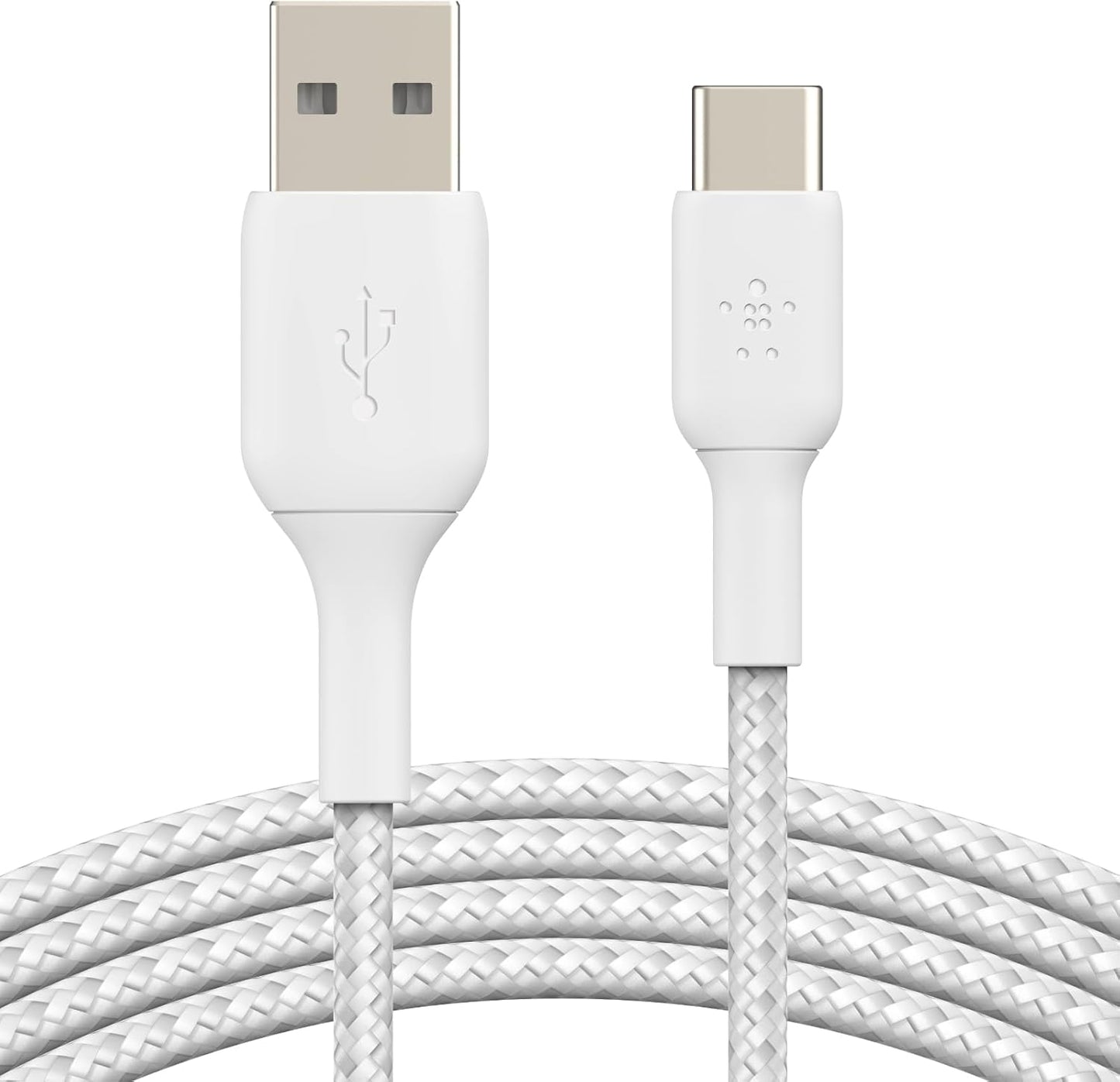 Belkin BoostCharge USB-C to USB-A Cable 3.3ft (15W) – Braided, Durable, Universal Charging Cord