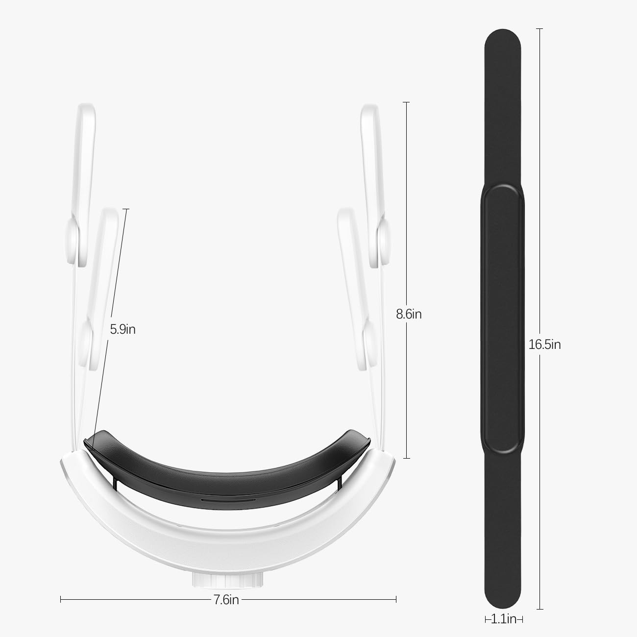 Head Strap for Meta Quest 2 VR – Elite Adjustable Cushion Oculus Replacement
