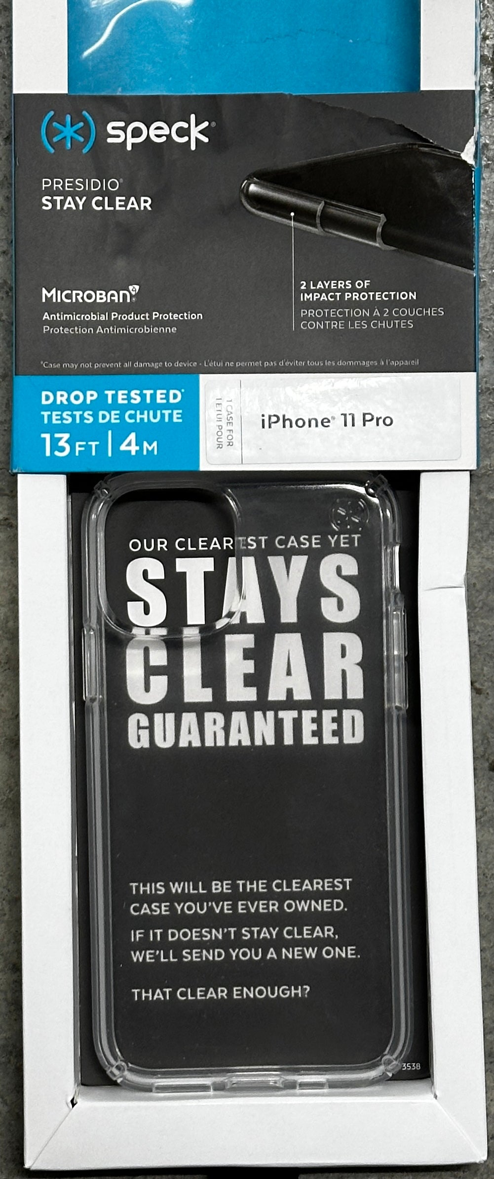 Speck Presidio Stay Clear Case for iPhone 11 Pro
