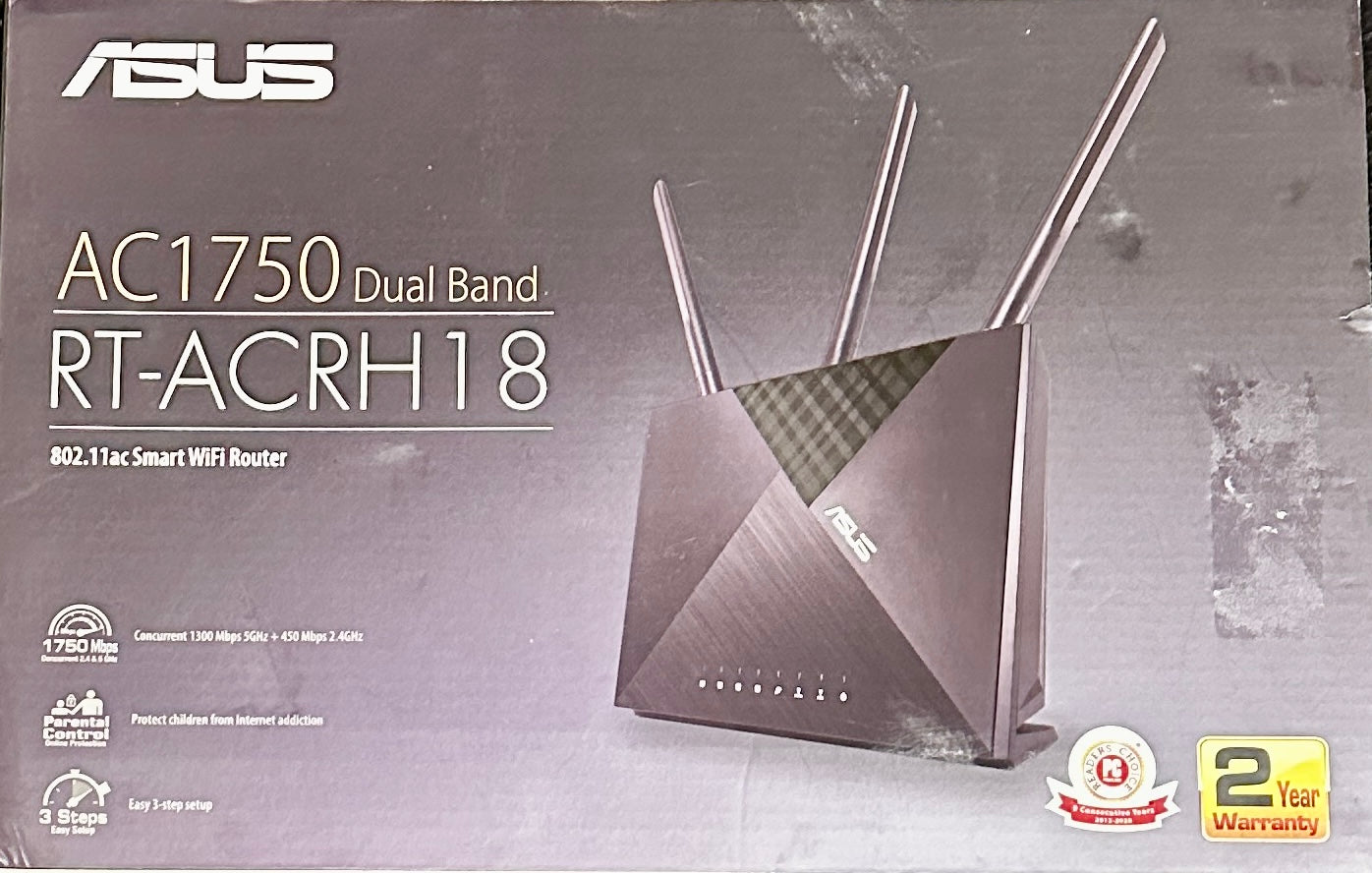 ASUS AC1750 WiFi Router RT-ACRH18