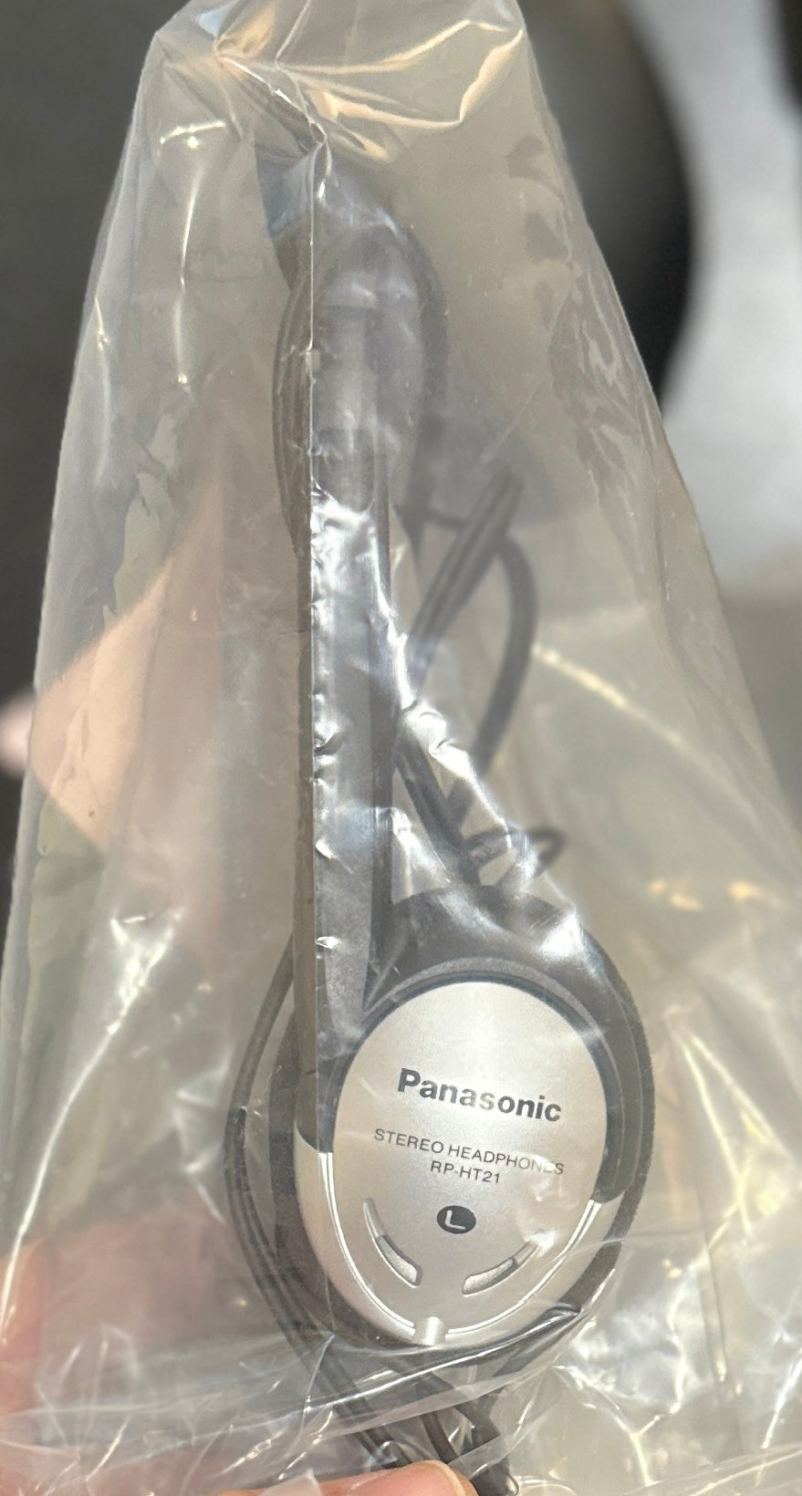 Panasonic RP-HT21 3.5 mm Jack Lightweight Wired On-Ear Headphones Black (NO BOX)