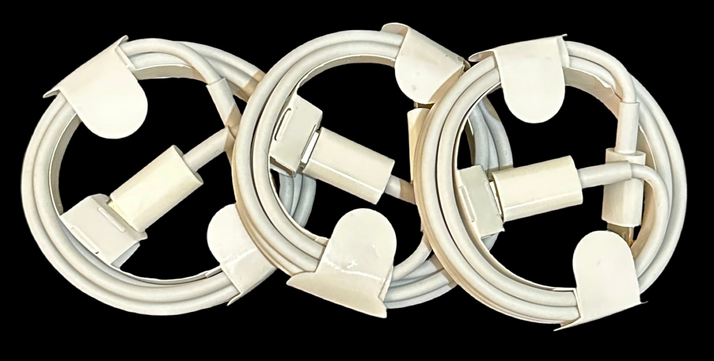 USB-C to Lightning Cable 3.3"- Fast Charging for iPhone & iPad - 3Pack