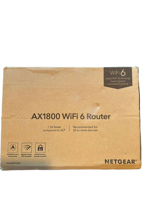 NETGEAR AX1800 WiFi 6 Router R6700AX