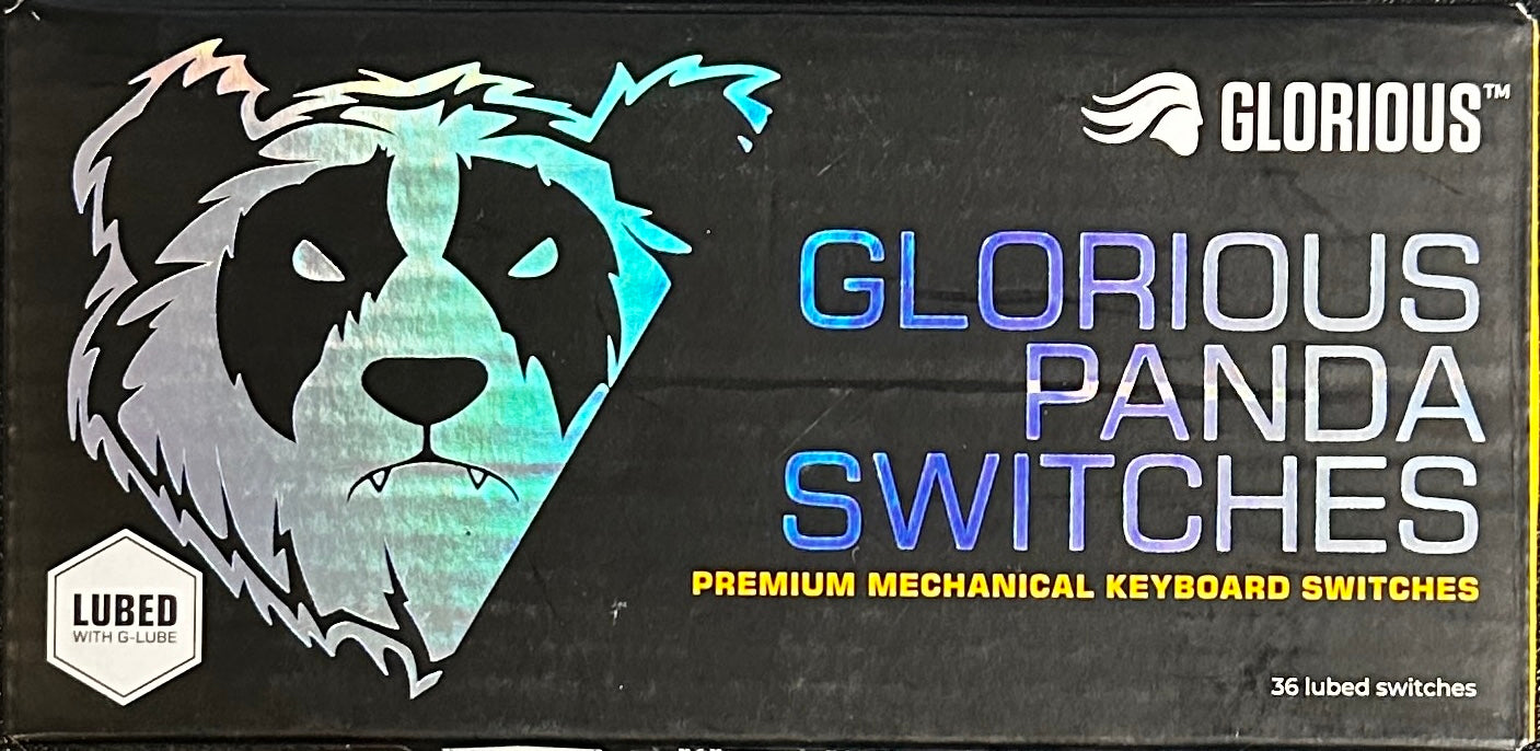 Glorious Panda Lubed Mechanical Keyboard Switches – 36 Pack