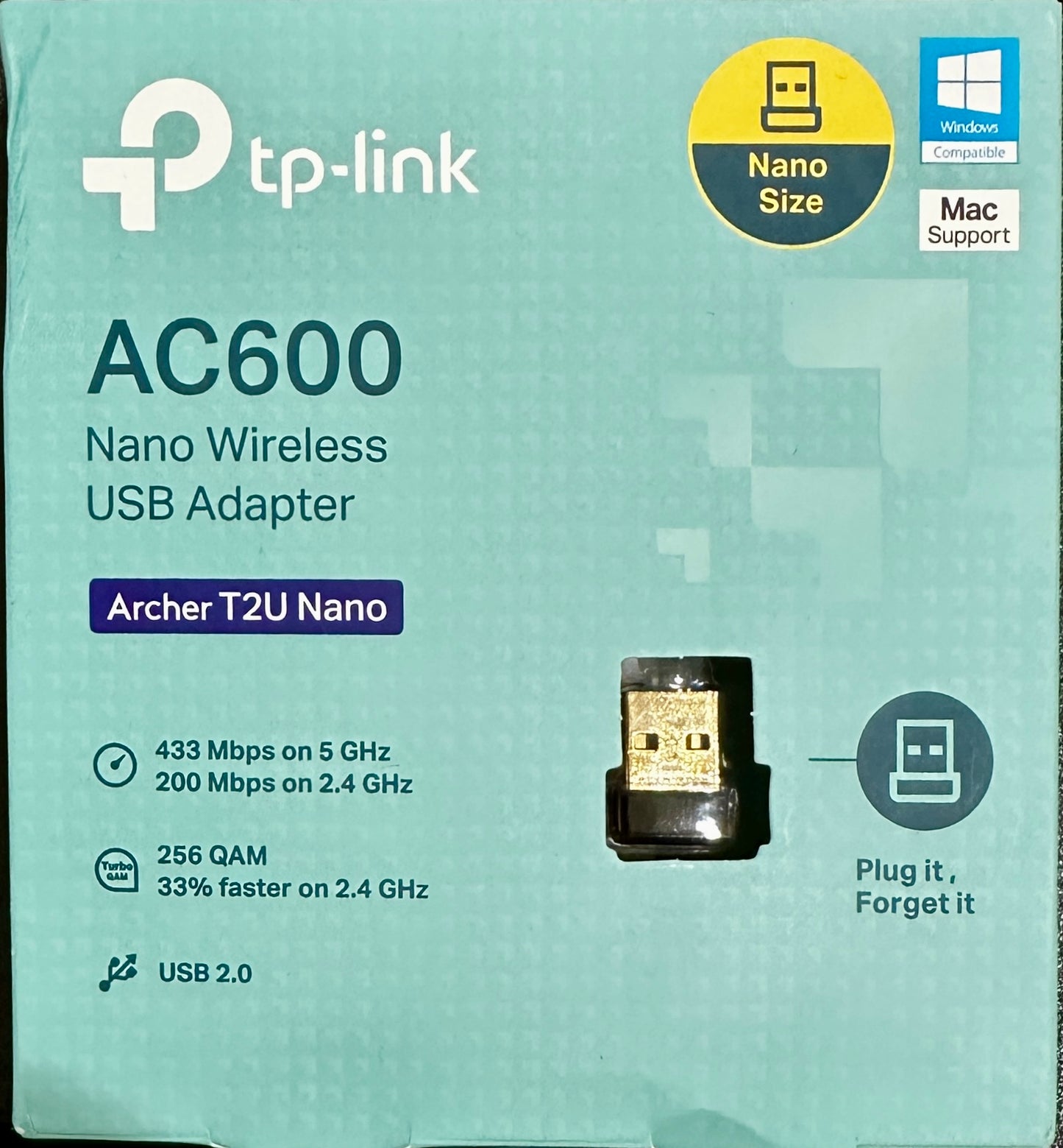 TP-Link Nano AC600 USB WiFi Adapter (Archer T2U Nano)
