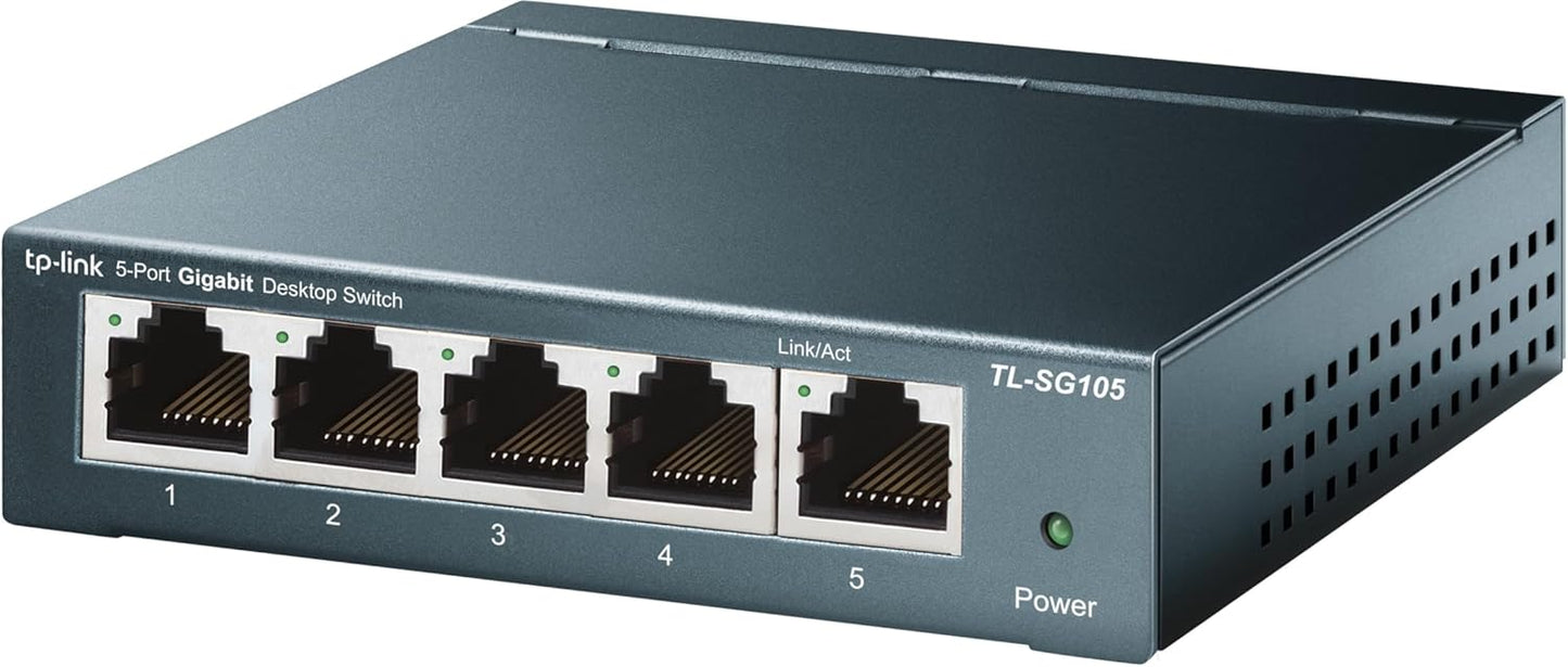 TP-Link TL-SG105 5-Port Gigabit Unmanaged Ethernet Switch