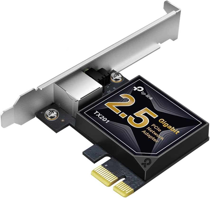 TP-Link 2.5GB PCIe Network Card (TX201) PCIe to 2.5 Gigabit (OPEN BOX)